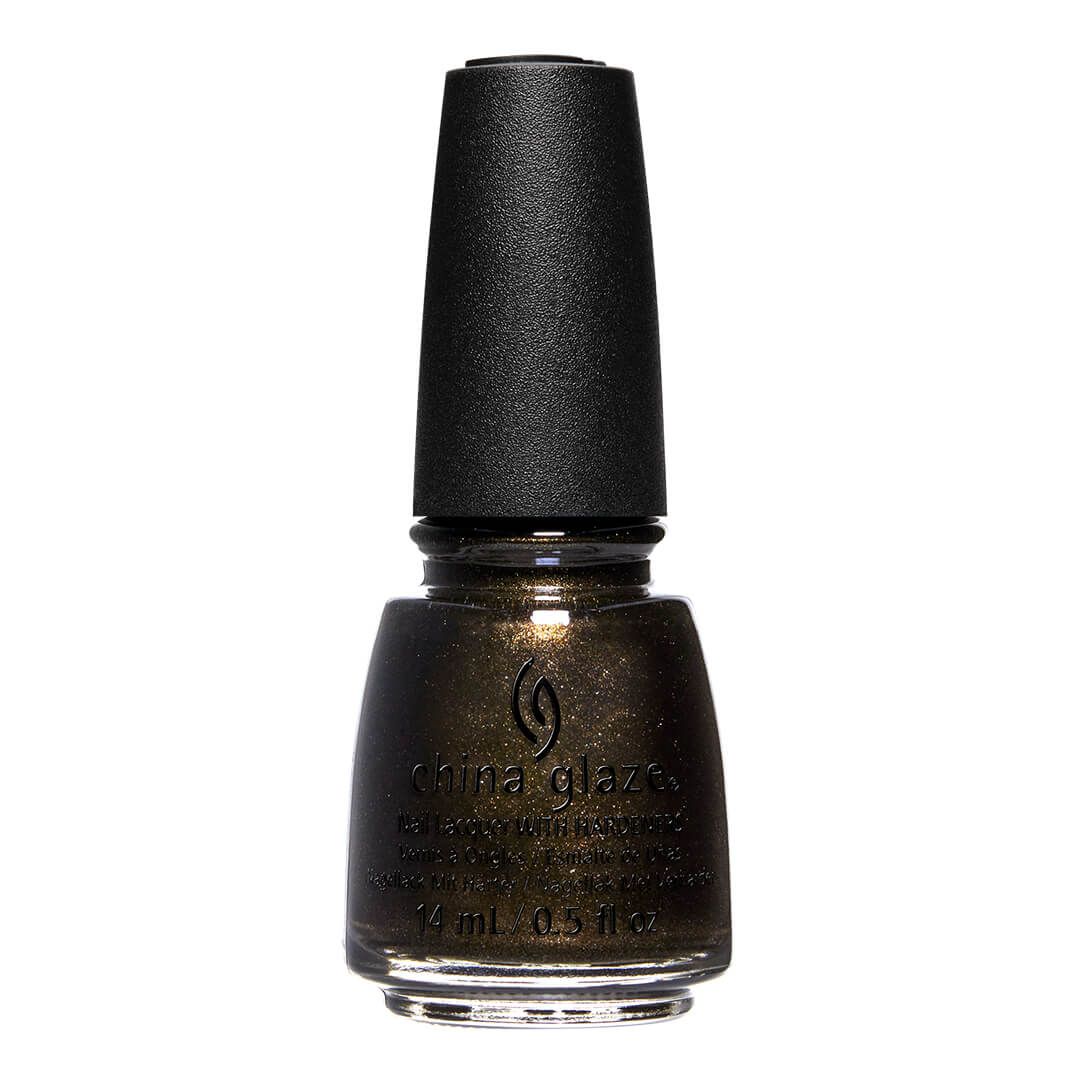 China Glaze Ssslither Nail Polish 0.5 oz #82934 - Long Lasting Metallic Green Nail Lacquer for Professional Salon & Home Manicures