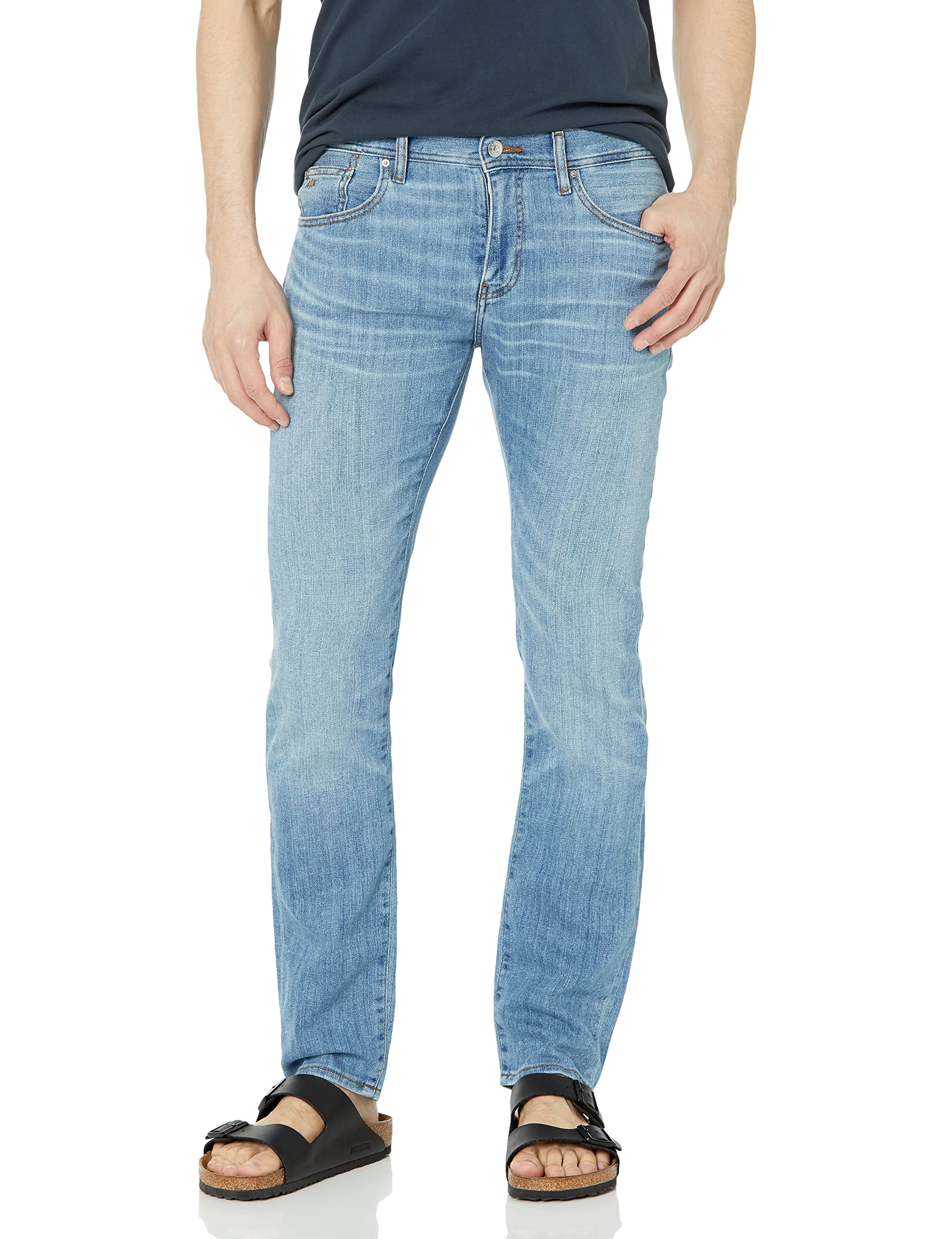 Armani Exchange Men's Slim Fit Stretch Denim Jeans - Comfortable & Stylish Slim Fit Pants for Casual Wear & Night Out