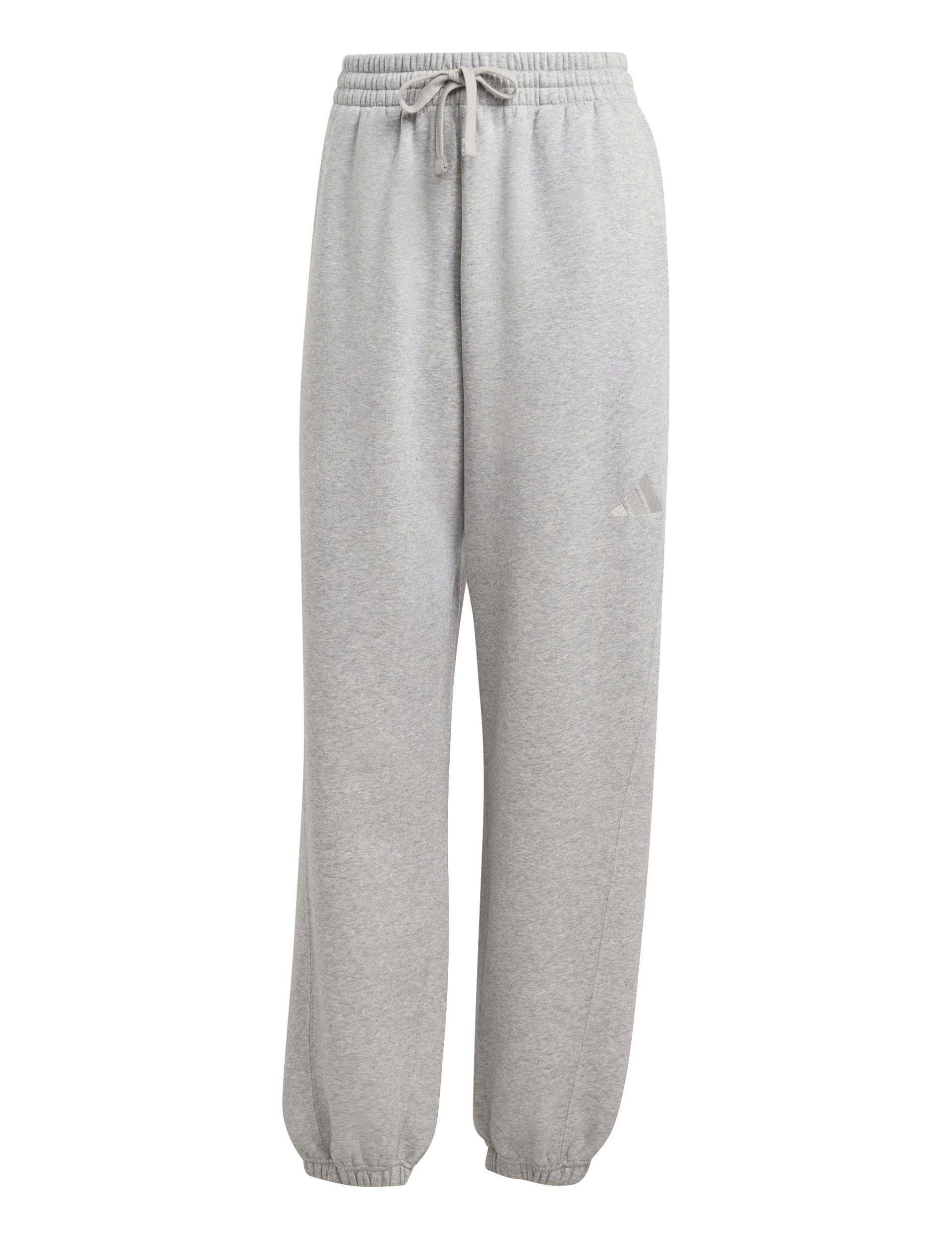 ALL SZN Fleece Loose Joggers for Women - Medium Grey Heather Sweatpants | Cozy Lounge Pants for Home, Yoga & Running