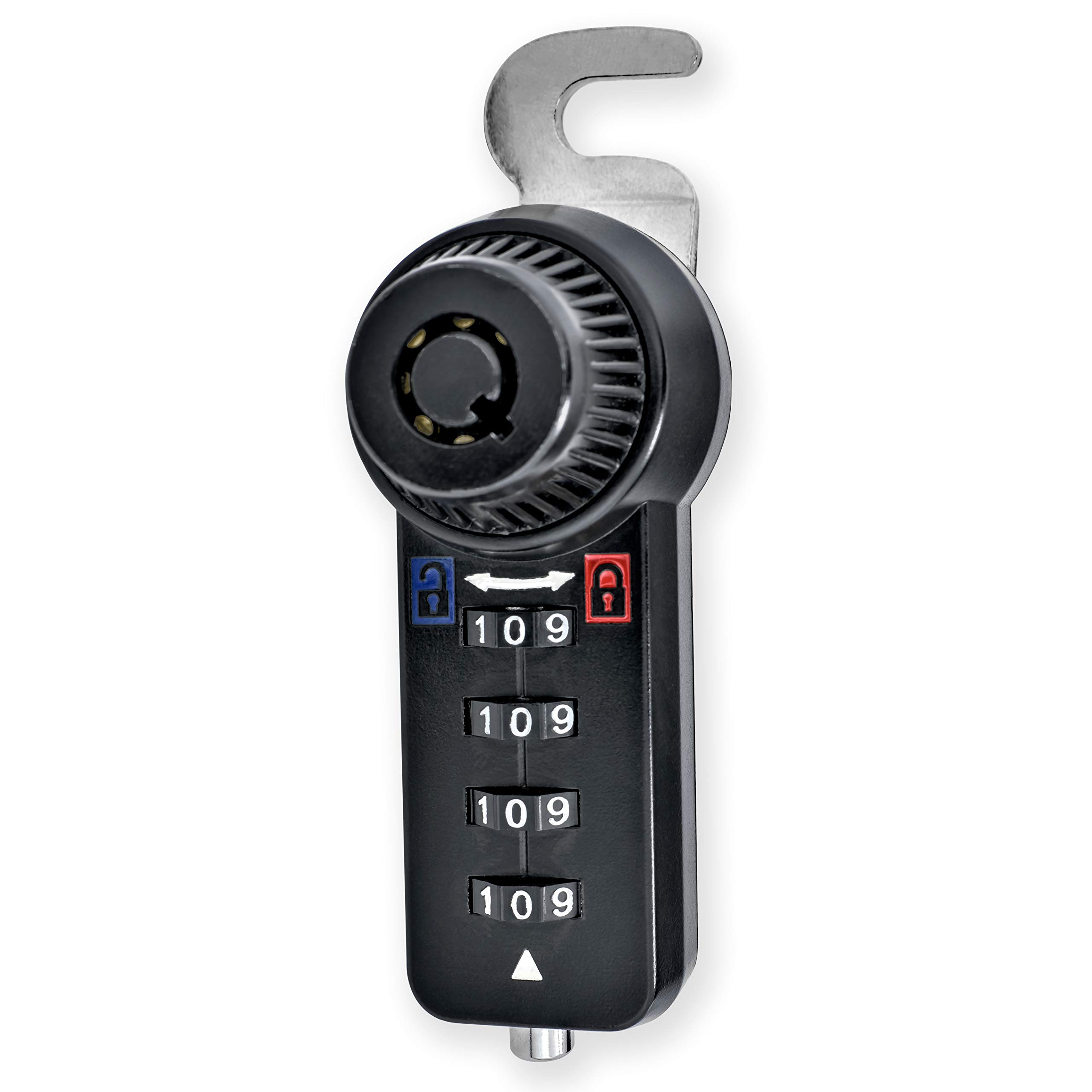 Mail Boss 8152 Key Boss - Heavy Duty Commercial Grade Steel High Security Adjustable Key Cabinet - 105 Position Key Organizer with Combination Lock - Granite Finish - Ideal for Offices, Hotels & Property Management Security
