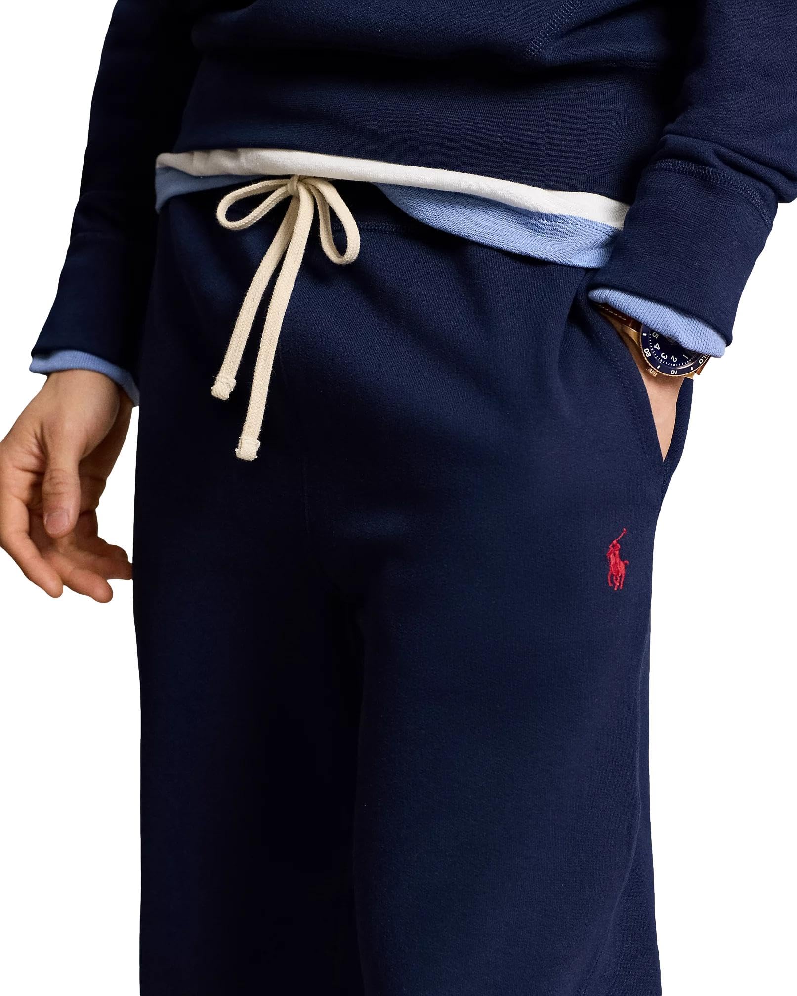 POLO RALPH LAUREN Men's Fleece Sweatpants - Comfortable Casual Joggers for Lounge, Gym & Outdoor Activities