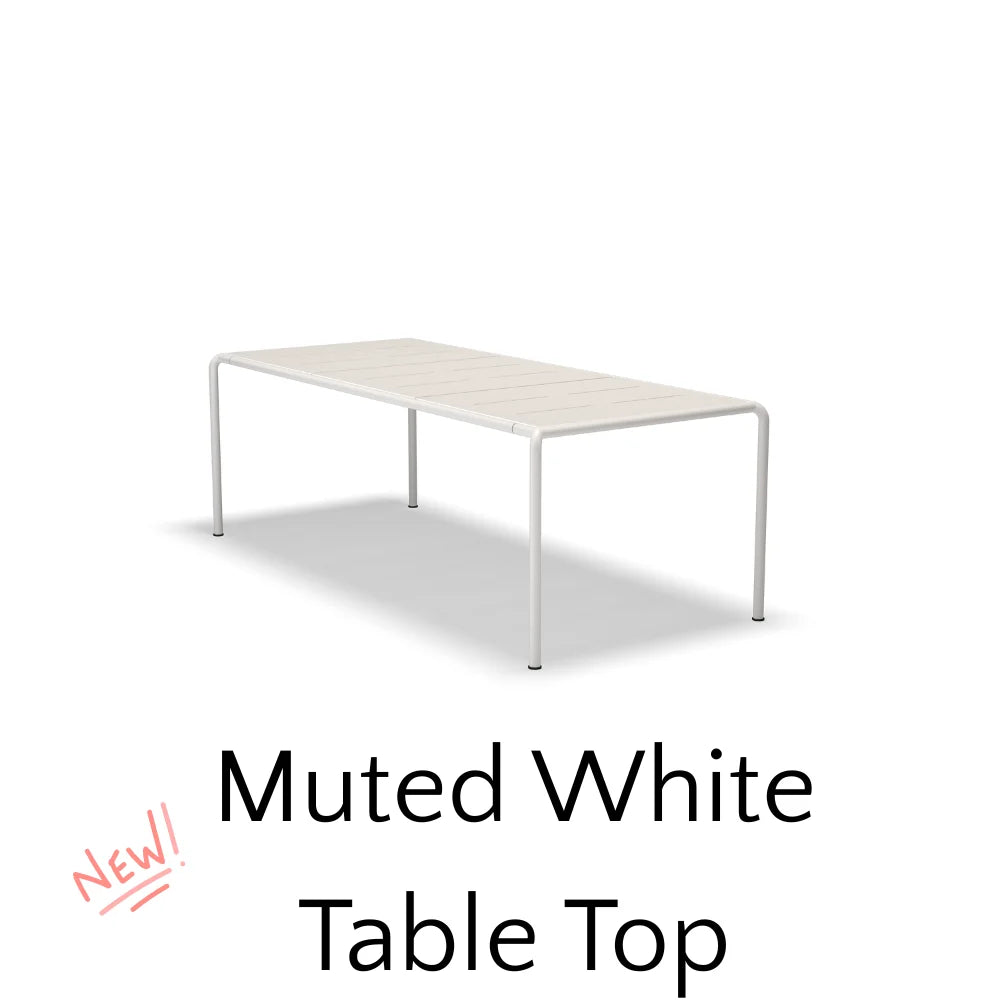 AVANTI Outdoor Dining Table - 88 Inch Weatherproof Patio Table for Backyard, Garden, and Poolside Entertaining | Durable & Stylish Aluminium Frame