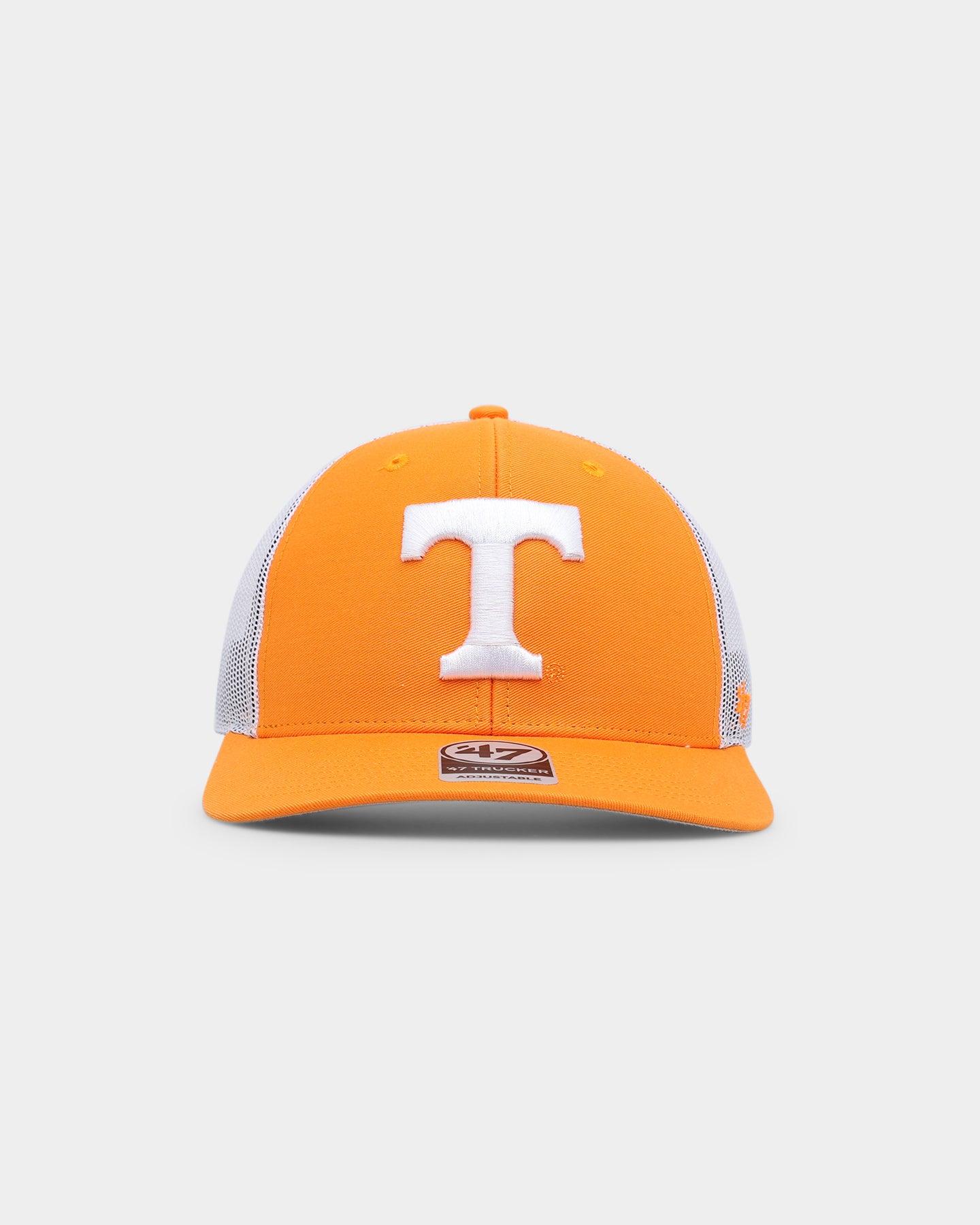 47 Brand Tennessee Volunteers '47 Trucker Snapback Hat - Vibrant Orange Adjustable Baseball Cap for Men & Women - Perfect for Game Day, Tailgating, and Sports Fans