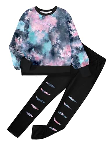 Tie Dye Purple Blue