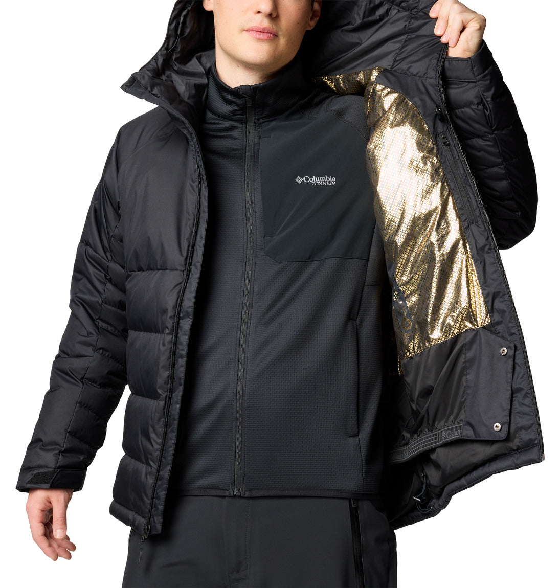 Columbia Roaring Fork™ II Down Jacket for Men - Lightweight Warm Winter Coat for Outdoor Activities, Hiking & Camping