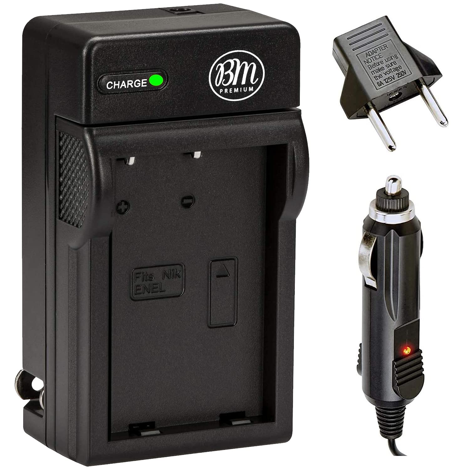 Premium EN-EL3/EN-EL3E Battery Charger for Nikon D50 D70 D70s D80 D90 D100 D200 D300 D300S D700 D900 DSLR Cameras - MH-18a Replacement - Perfect for Travel & Professional Photography