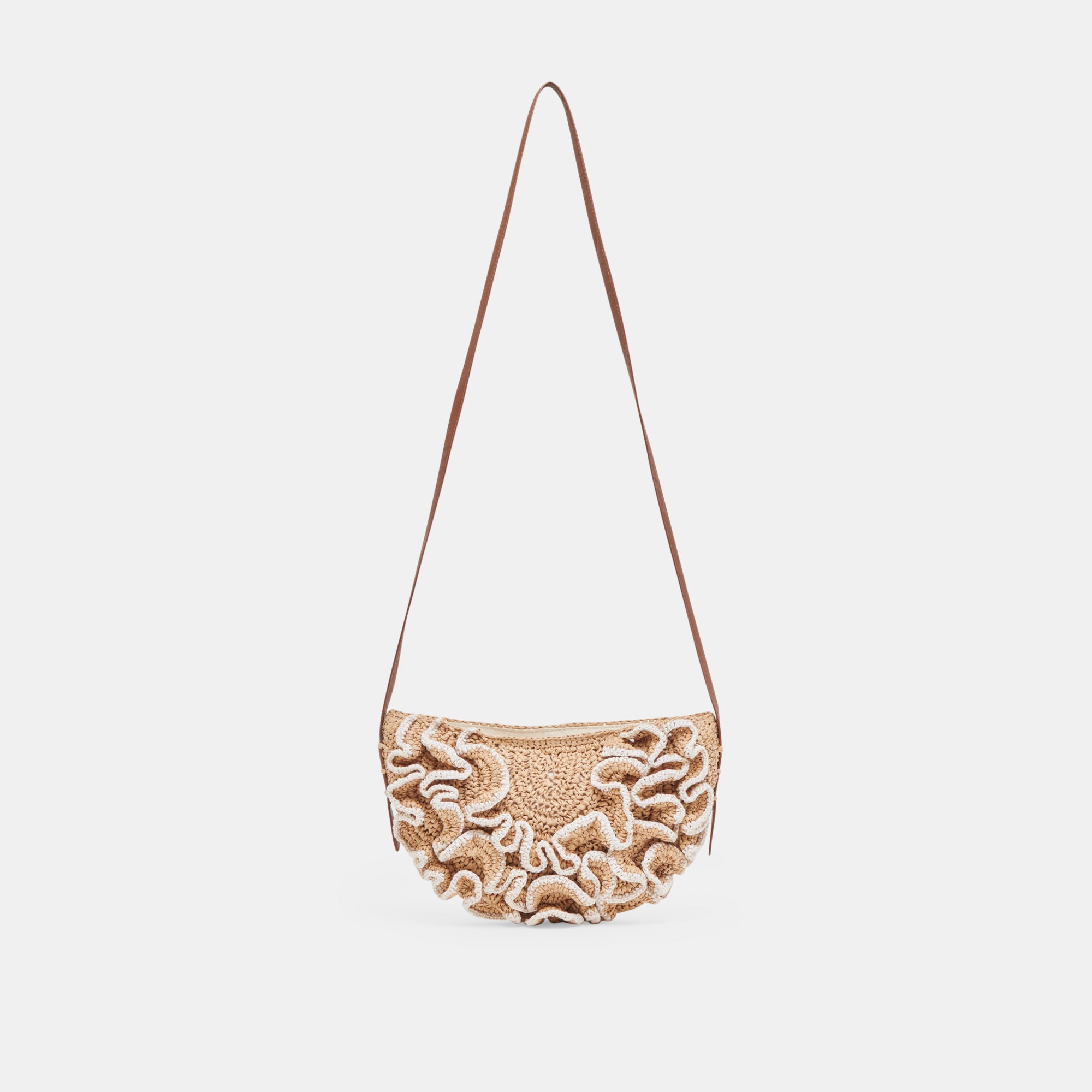 ATRANI Women's Crossbody Bag - Natural Raffia Straw Handbag for Everyday Use, Beach, Shopping & Travel