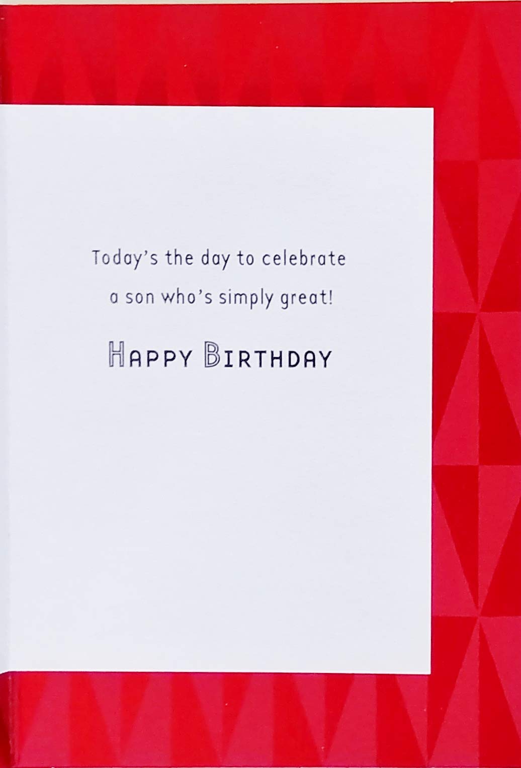 Happy Birthday Greeting Card for Son - Celebrate Your Amazing Boy with This Heartfelt Card | Perfect for Birthday Wishes, Special Occasions & Father-Son Bonding Moments