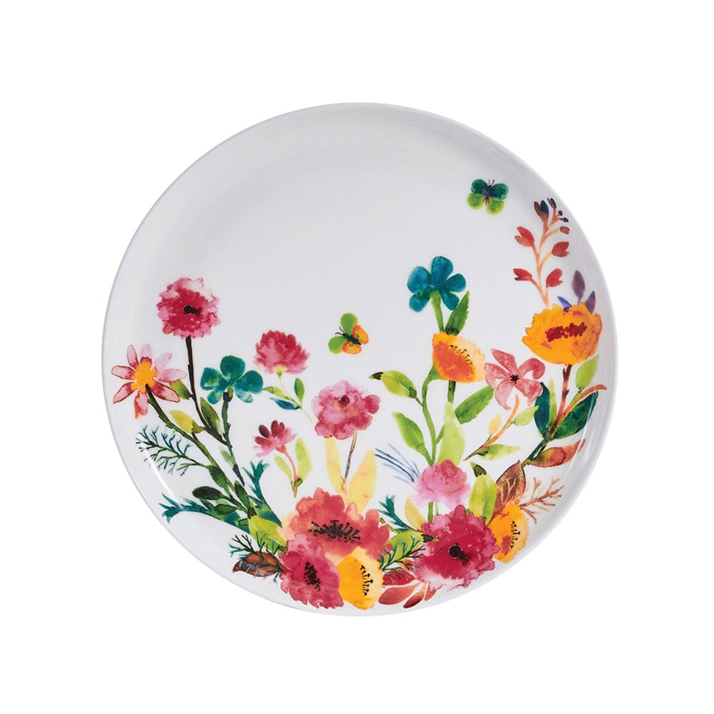 Karina 12-Piece Dinnerware Set - Porcelain Plates, Bowls & Mugs for 4 People - Elegant Dinnerware for Family Meals, Dinner Parties & Everyday Use