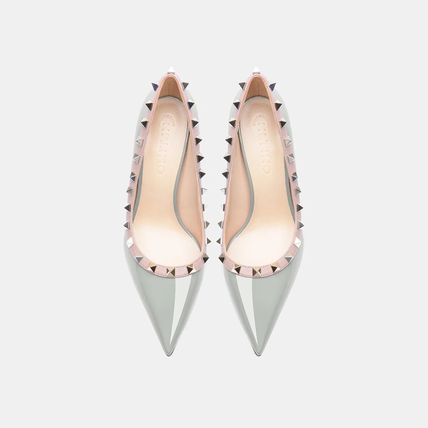 Luxury Women's Genuine Leather Stiletto Heel Pumps with Willow Nail Design - Elegant High Heels for Party, Evening, Wedding & Formal Dress Occasions