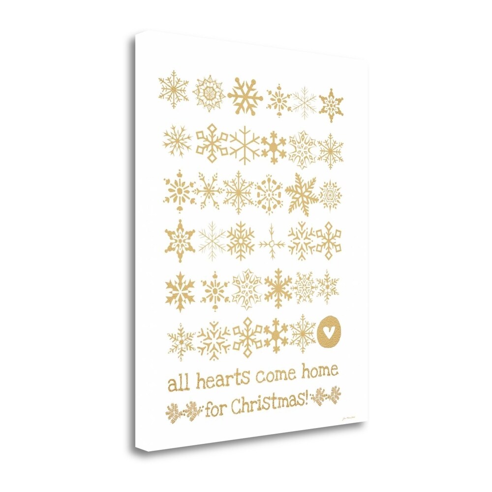All Hearts By Jo Moulton - Premium Fine Art Giclee Print on Gallery Wrapped Canvas - Ready to Hang Wall Decor for Living Room, Bedroom & Office