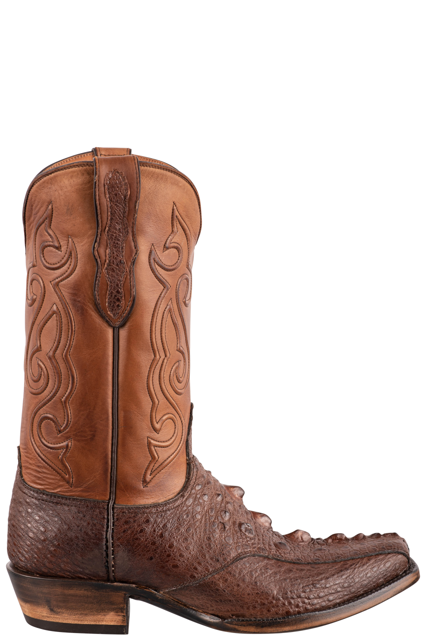 Exclusive Black Jack Snapping Turtle Cowboy Boots - Premium Brown Leather Western Boots for Men | Perfect for Rodeo, Country Dancing & Outdoor Adventures