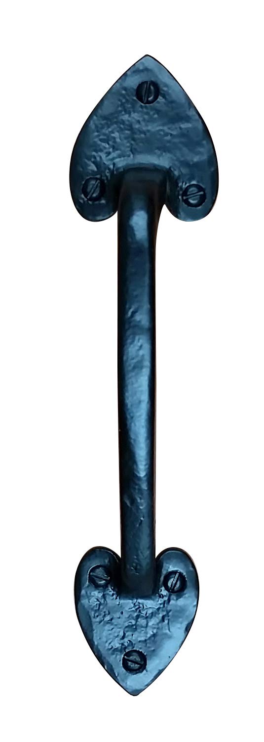 Heart-Shaped Barn Door Handle - Decorative Gate Pull Handle for Rustic Home & Farmhouse Style Doors | Perfect for Bedrooms, Bathrooms, and Interior Sliding Doors