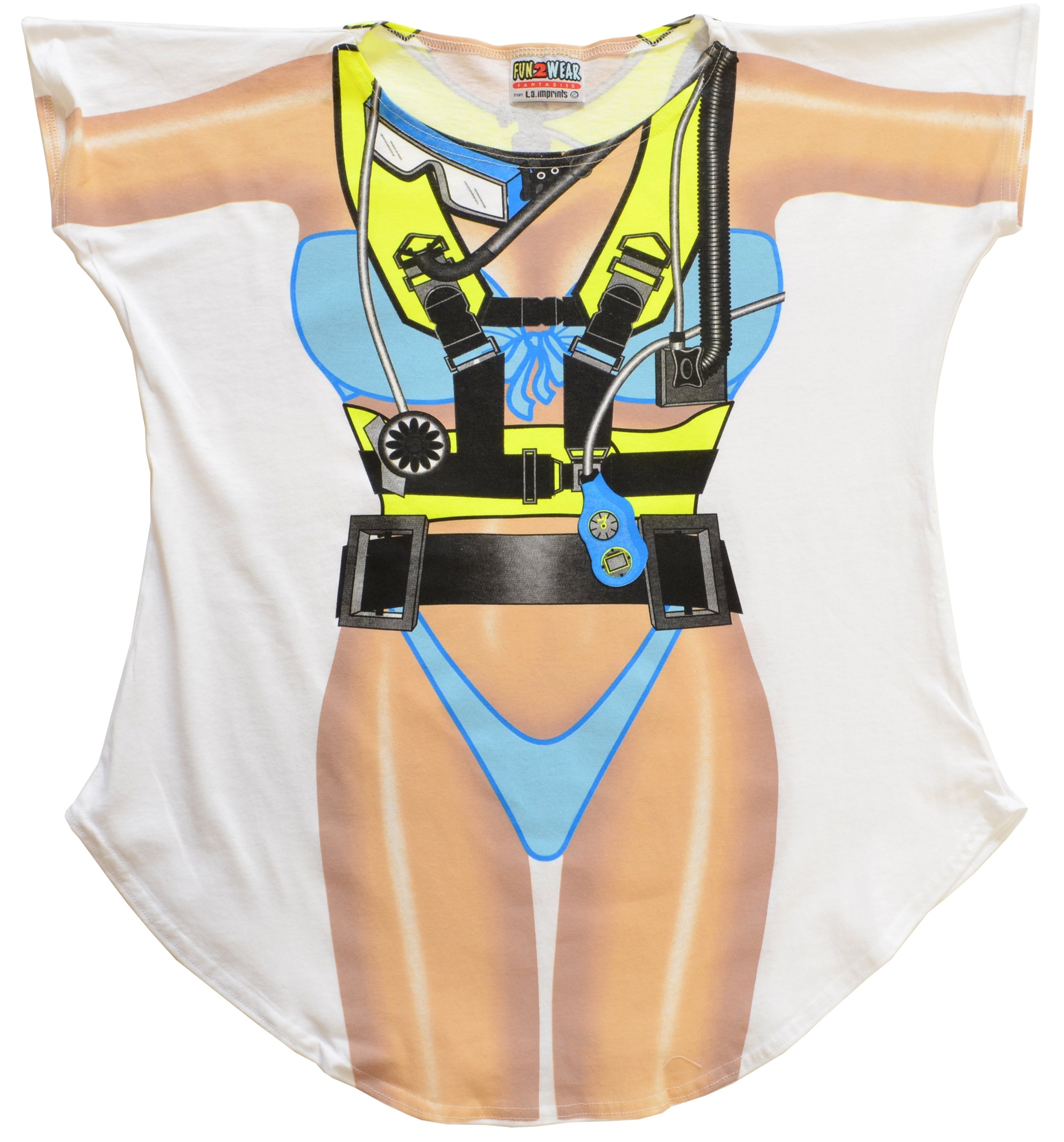 America's Original Bikini Cover Up T-Shirt - Women's Beachwear for Swimming, Vacation & Summer Outfits