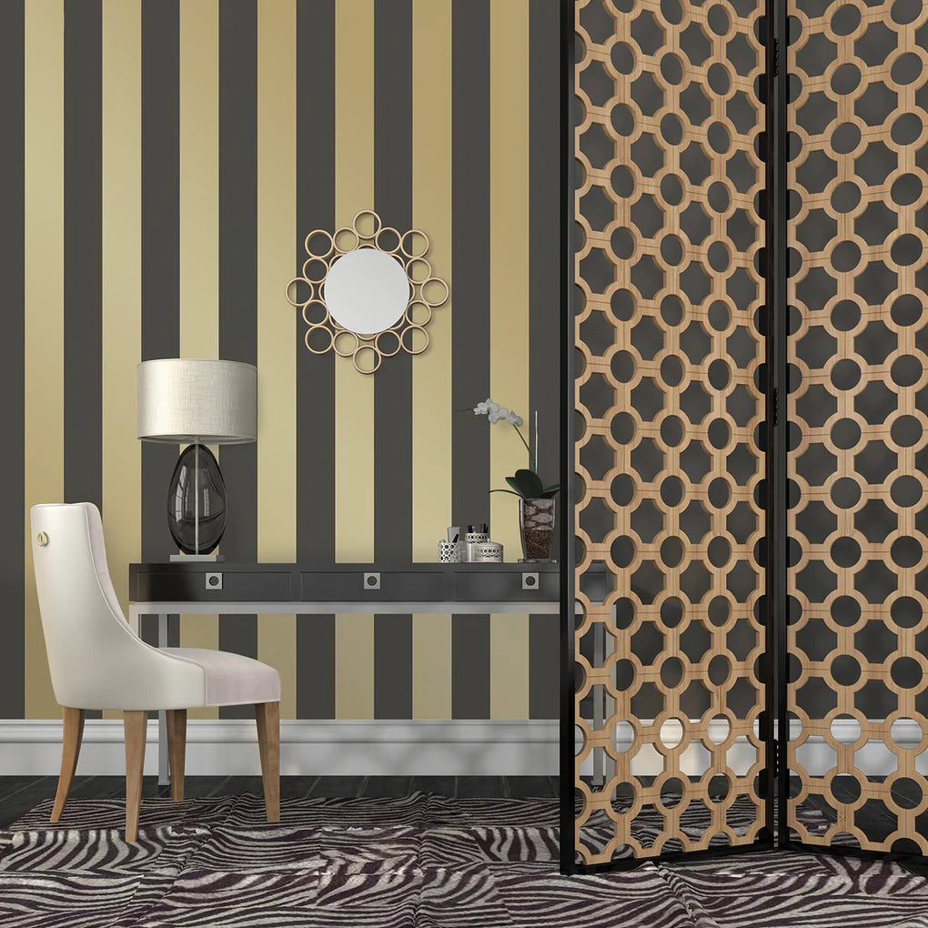 Single Stripe Peel and Stick Wallpaper Border - Self-Adhesive Decorative Wall Trim for Bedroom, Nursery, Living Room & Home Decor