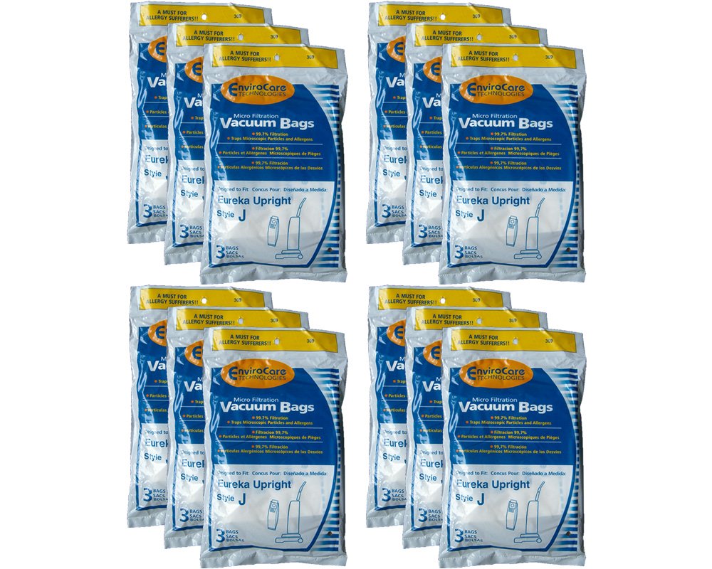 36 Pack Eureka Allergy Vacuum Bags - Compatible with Athena, Boss Power Upright, Power Plus Vacuum Cleaners (Models 2270-2273, 2900-2920, 61515, 61995, 2902AV, 2271A) - HEPA Filtration for Dust Mites & Allergens - Perfect for Pet Hair, Home Cleaning & Allergy Relief