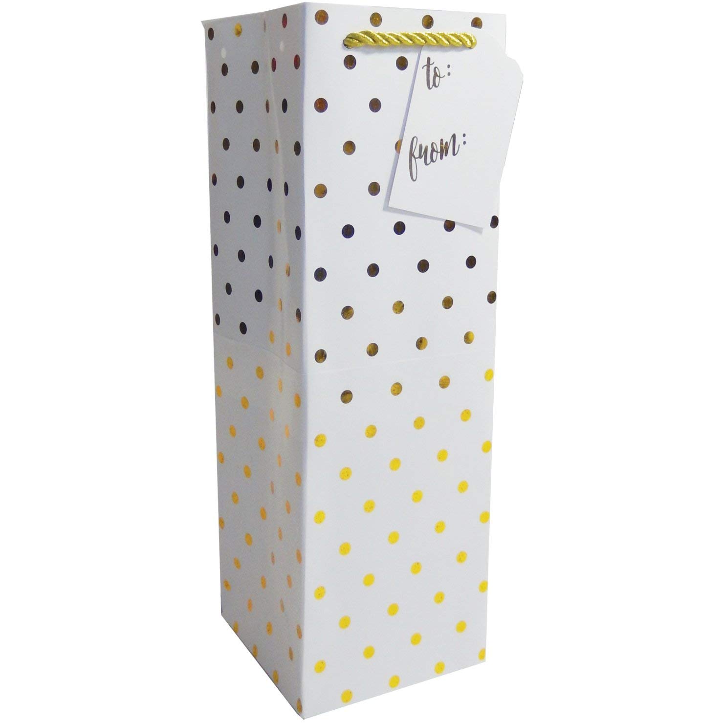 Jillson Roberts Wine Bottle Gift Bags - 120 Pack Premium Clinking Bottle Bags for Champagne, Liquor & Wine - Perfect for Weddings, Parties & Holiday Gifting