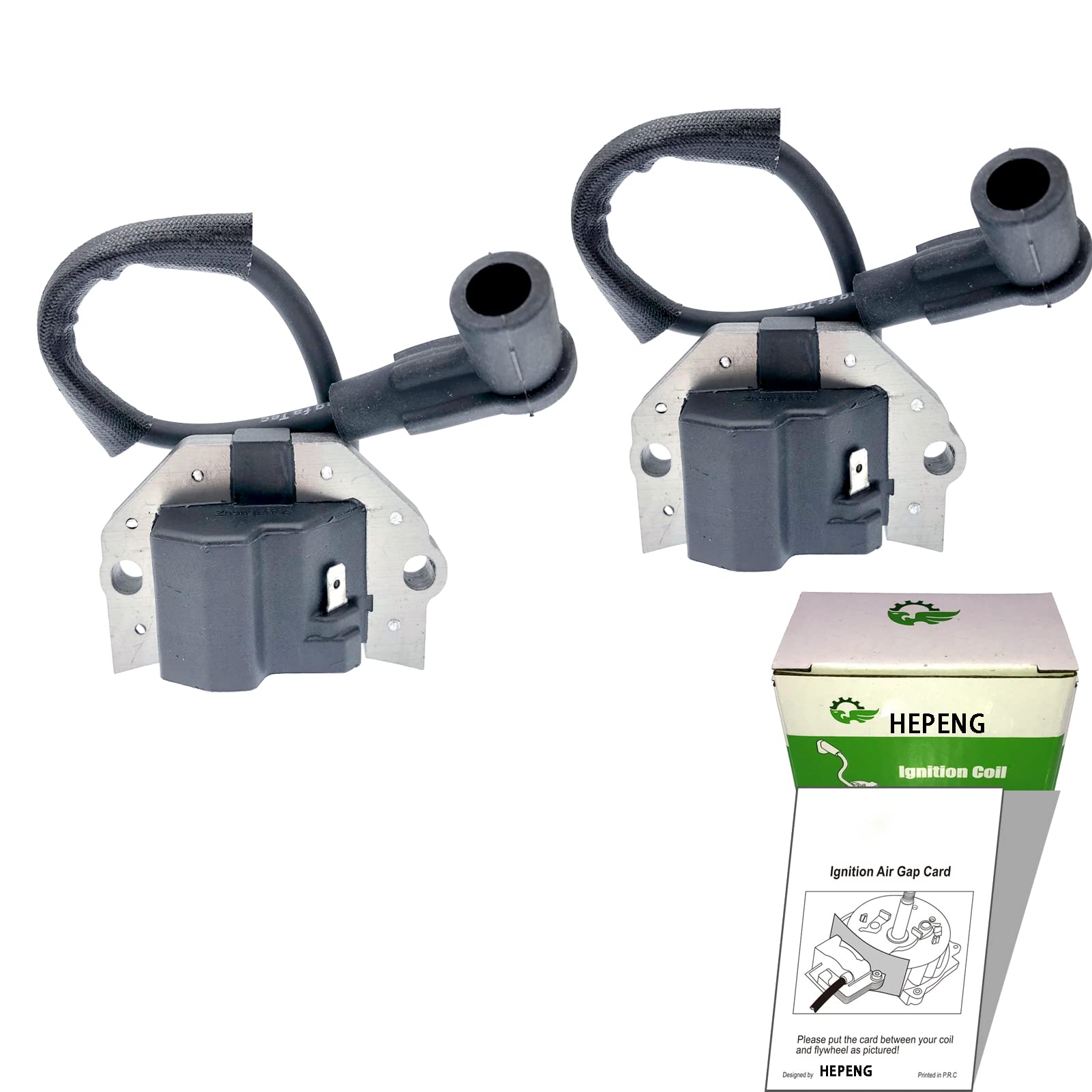 2 Pack Ignition Coil 21171-0745 Compatible with Kawasaki FH601V FH641V FH661V FH680V FH721V Engines - Replaces 21171-0742, 21171-0713, 21171-7039 - Perfect for Lawn Mowers, Tractors & Outdoor Power Equipment