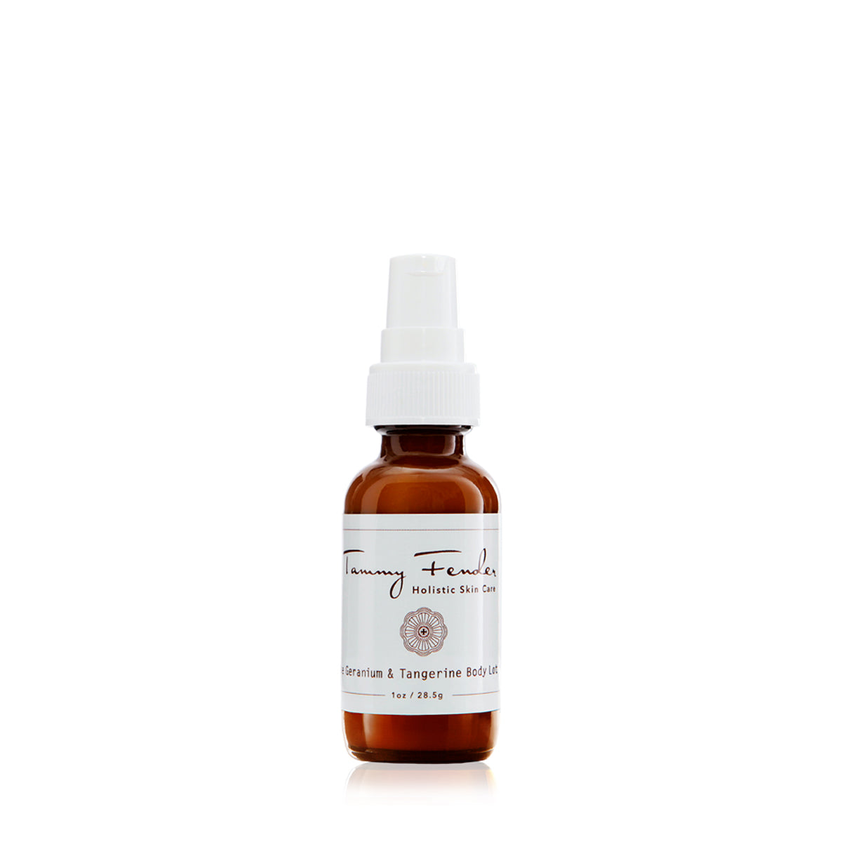 Organic Rose Geranium & Tangerine Body Lotion for Dry Skin - 3.4oz Travel Size - Hydrating Moisturizer for Hands, Body & Face - Perfect for Gym, Travel & On-the-Go Use