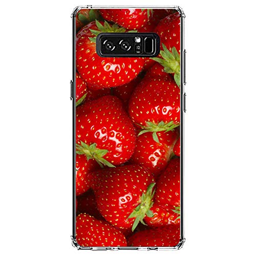 Bright Red Strawberries On Clear Case