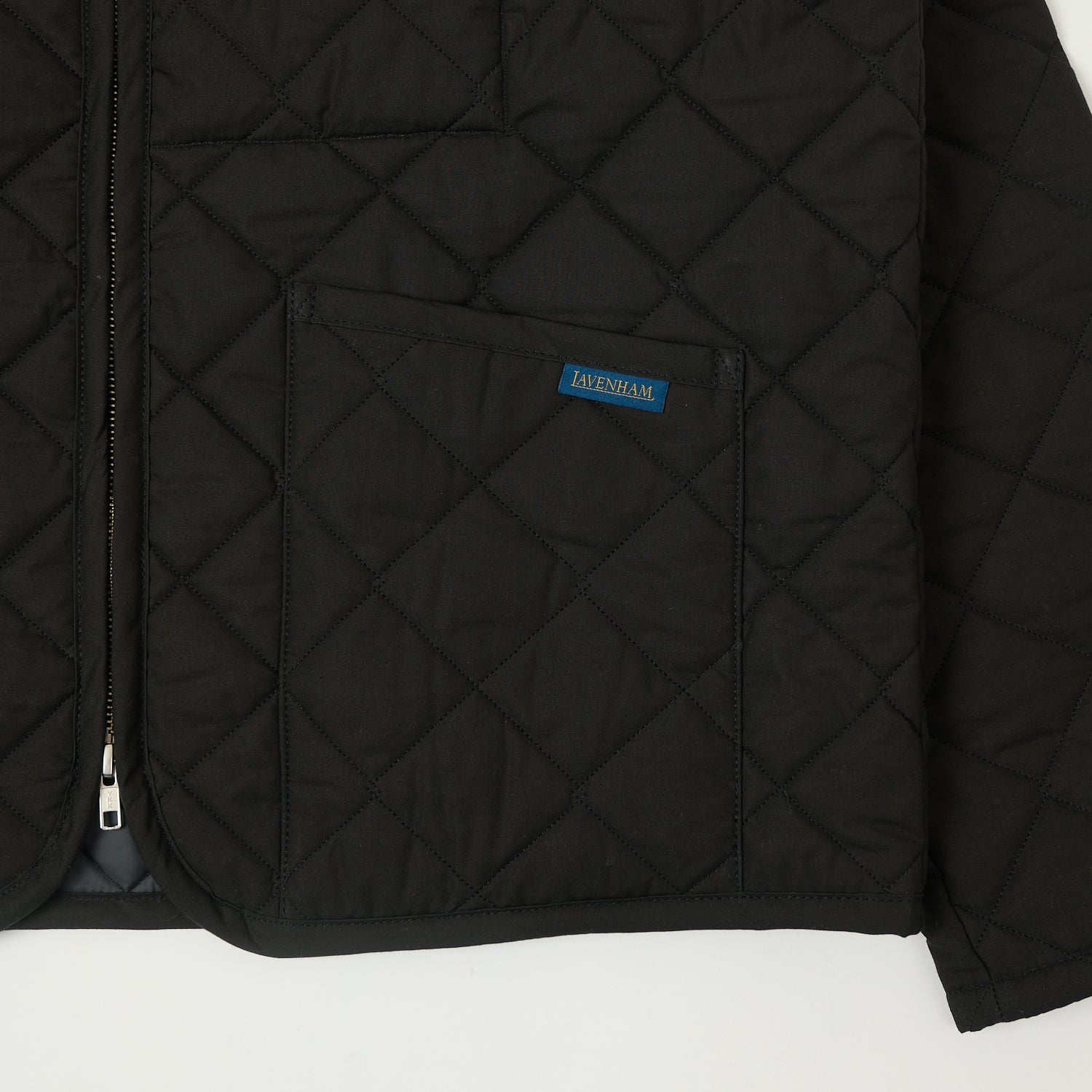 Lavenham Teynham Jacket - Waterproof Quilted Coat for Men & Women | Lightweight Warm Winter Outerwear | Perfect for Hiking, Camping & Outdoor Activities (Lamp Black)