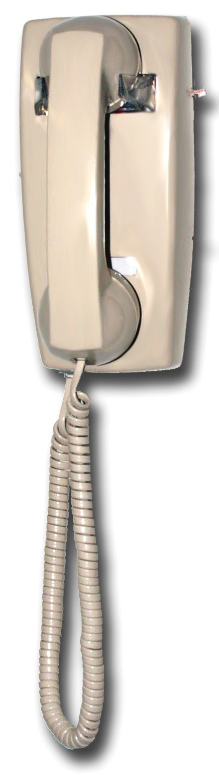 Viking VK-K-1900W-2ASH Wall Mount Telephone - Durable Ash Color for Office, Warehouse & Industrial Use - Corded Landline Phone with Clear Audio Quality