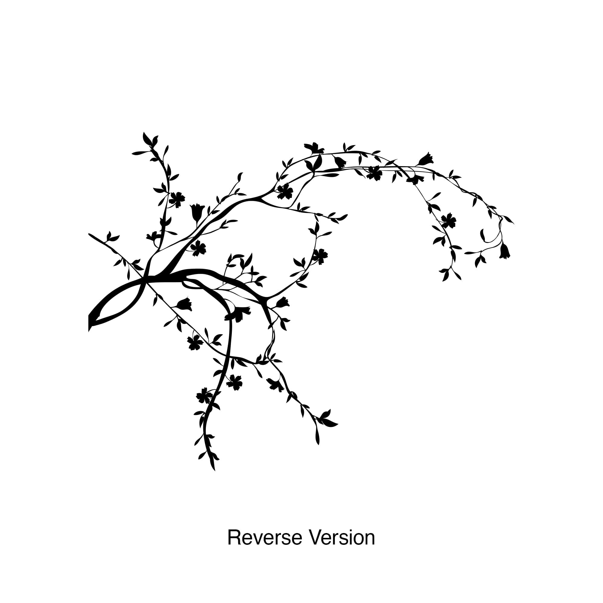 Vinyl Wall Decal Sticker - Flower Leaf Vines Home Decor #AC158 | Perfect for Nursery, Bedroom, Living Room & Office Wall Art