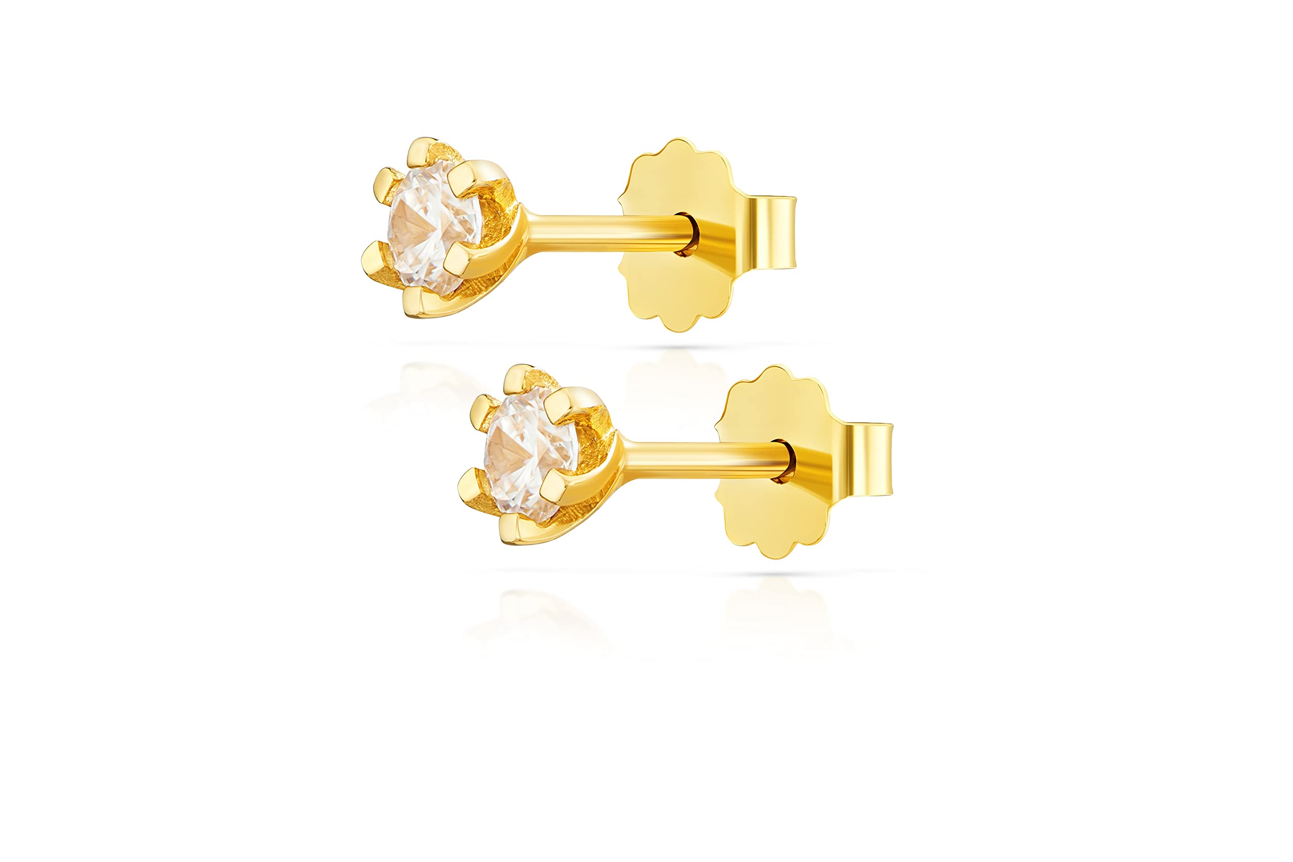 Gold Tulipano Earrings for Kids - Elegant & Hypoallergenic Jewelry for Girls | Perfect for Birthday Gifts & Special Occasions