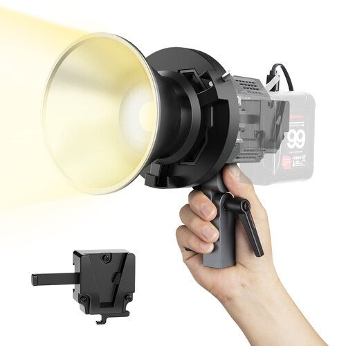 Colbor V Mount Adapter with 50cm D-Tap to USB Type C Cable - Power Your Camera & LED Lights for Professional Photography & Videography