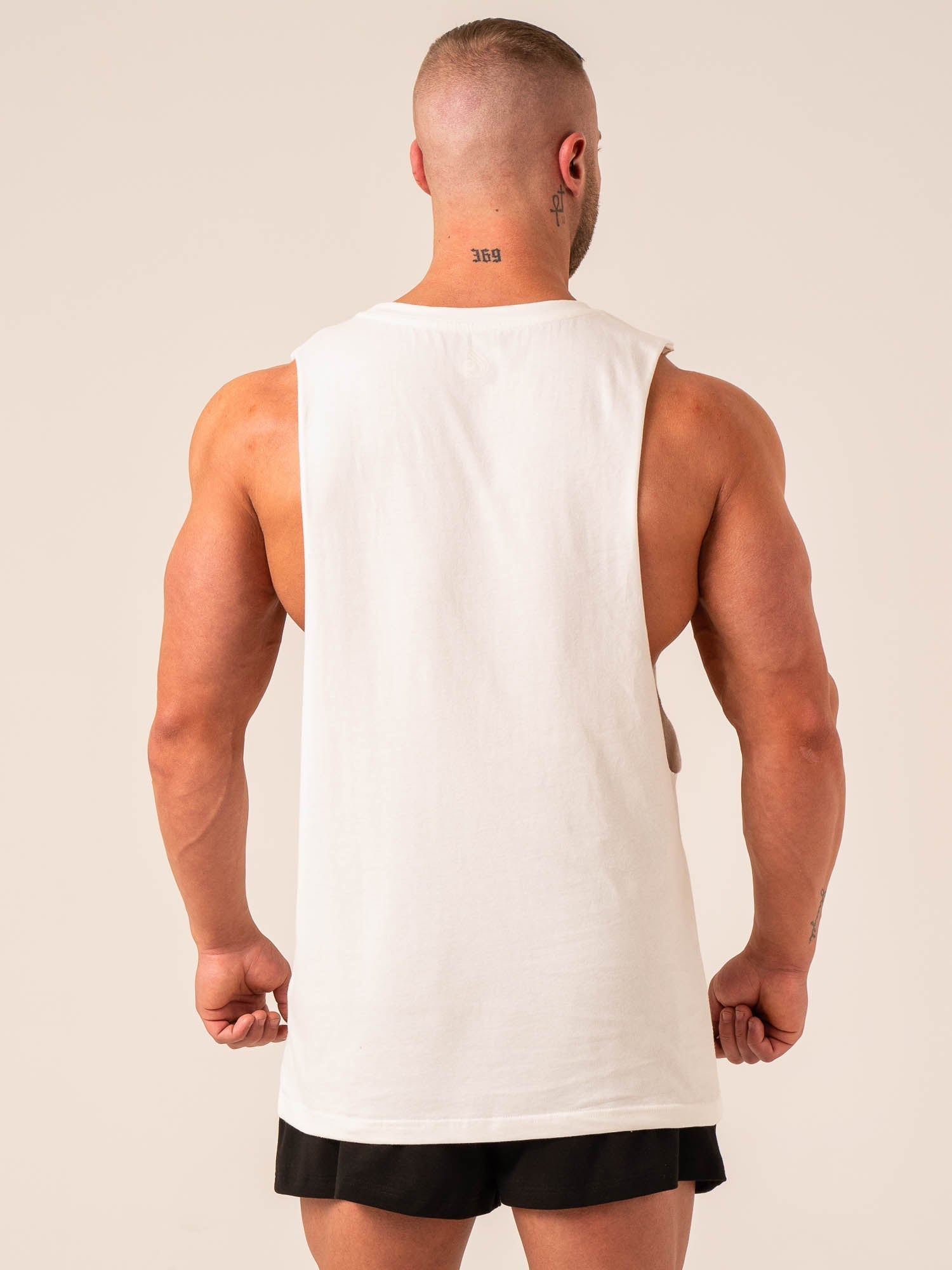 Baller Tank Top for Women - Soft & Breathable White Cotton Shirt - Perfect for Yoga, Gym & Casual Wear