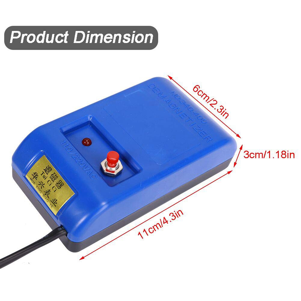 Professional Watch Demagnetizer & Magnetizer Tool Kit - Mechanical Watch Repair Degaussing Tool with Demagnetizer for Watchmakers - Perfect Watch Repair Kit Gift for Men, Women, Father - Ideal for Watch Maintenance, Jewelry Repair & DIY Watchmaking Projects