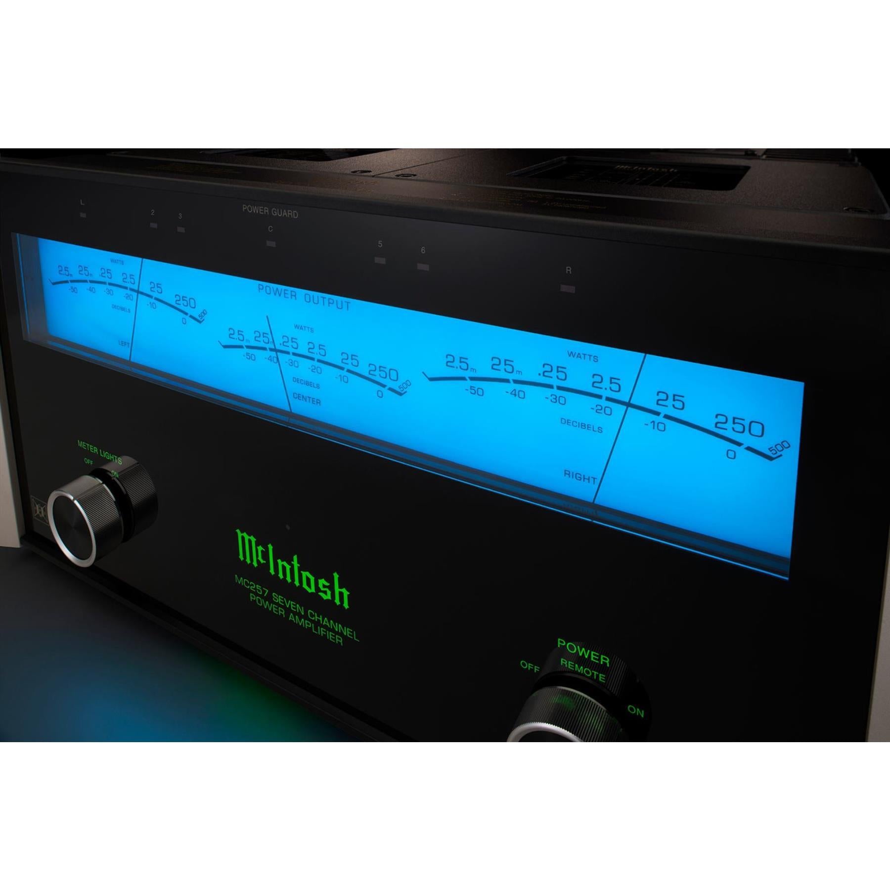 McIntosh MC257 7-Channel Solid State Power Amplifier - High-Performance Home Theater & Audio System for Immersive Movie & Music Experience