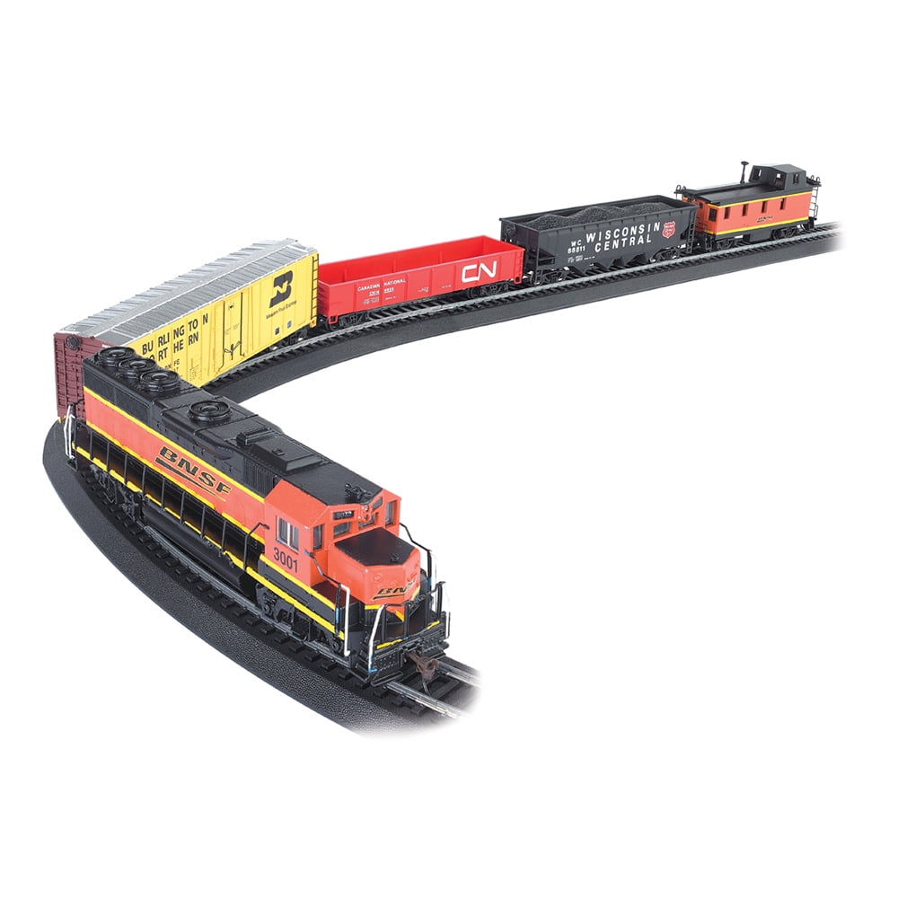 Bachmann Trains Rail Chief HO Scale 130 Piece Electric Train Set - Perfect for Model Train Enthusiasts & Home Layouts