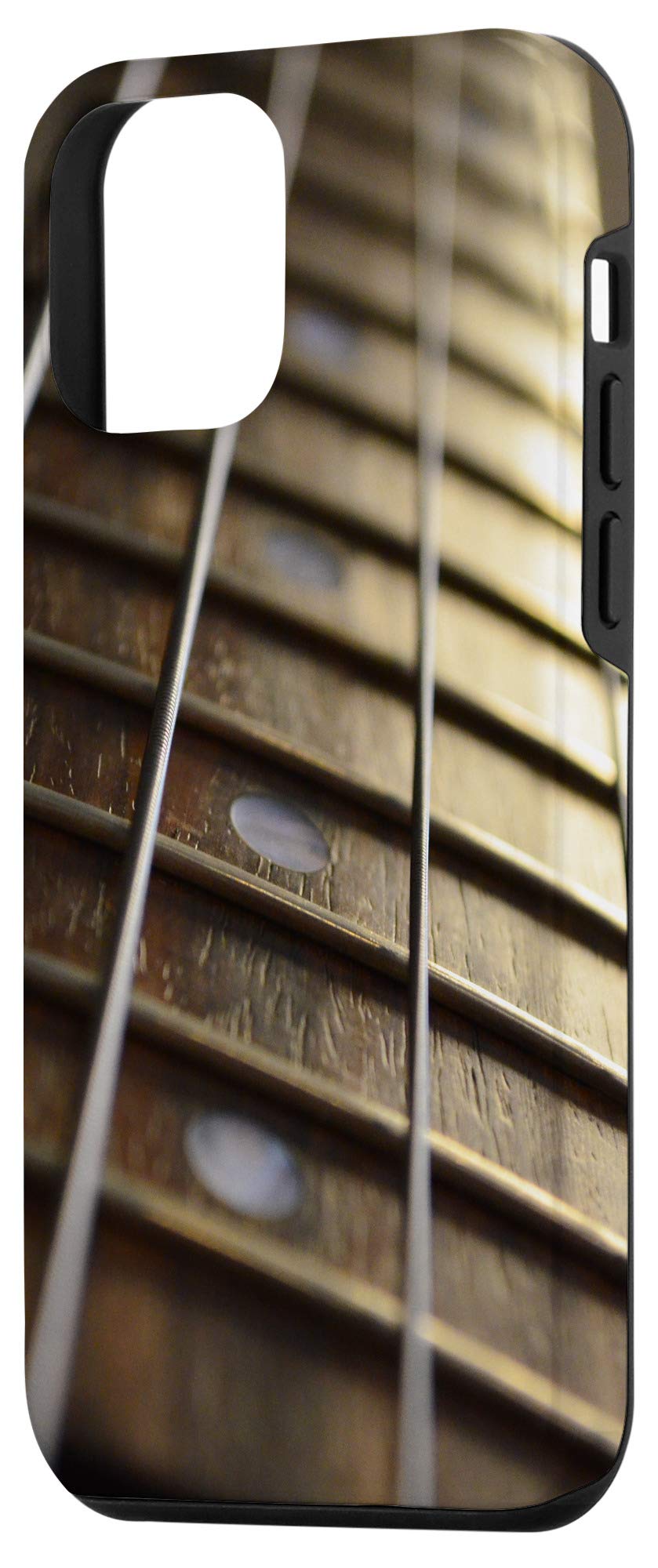 iPhone 12 Mini Bass Guitar Design Case - 4 String Electric Bass Phone Cover for Musicians & Music Lovers - Perfect for Concerts, Band Practice & Music Performances