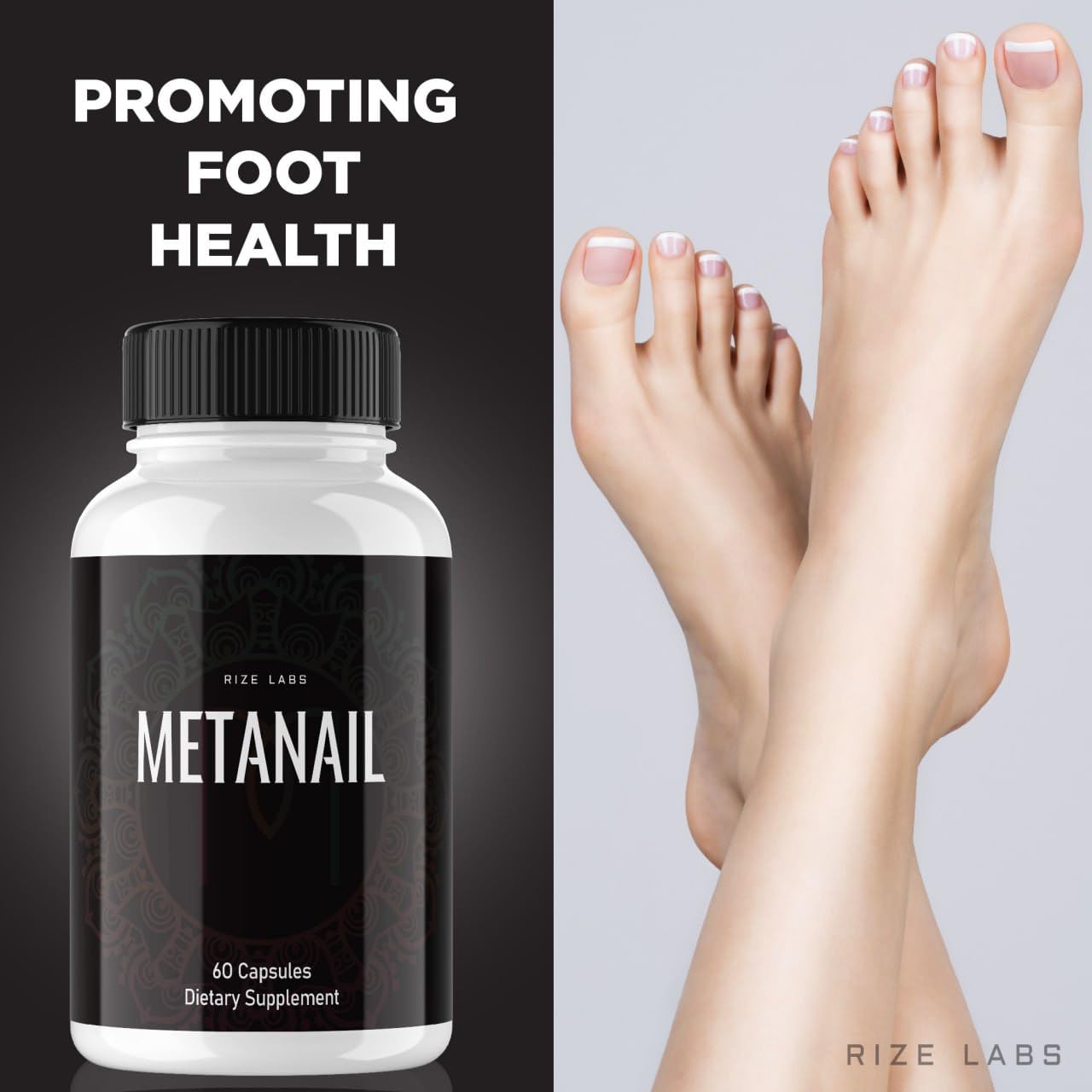 Metanail Capsules - Natural Nail Health Supplement for Stronger, Healthier Nails with Improved Color | Supports Nail Growth & Repair for Beautiful Hands and Feet