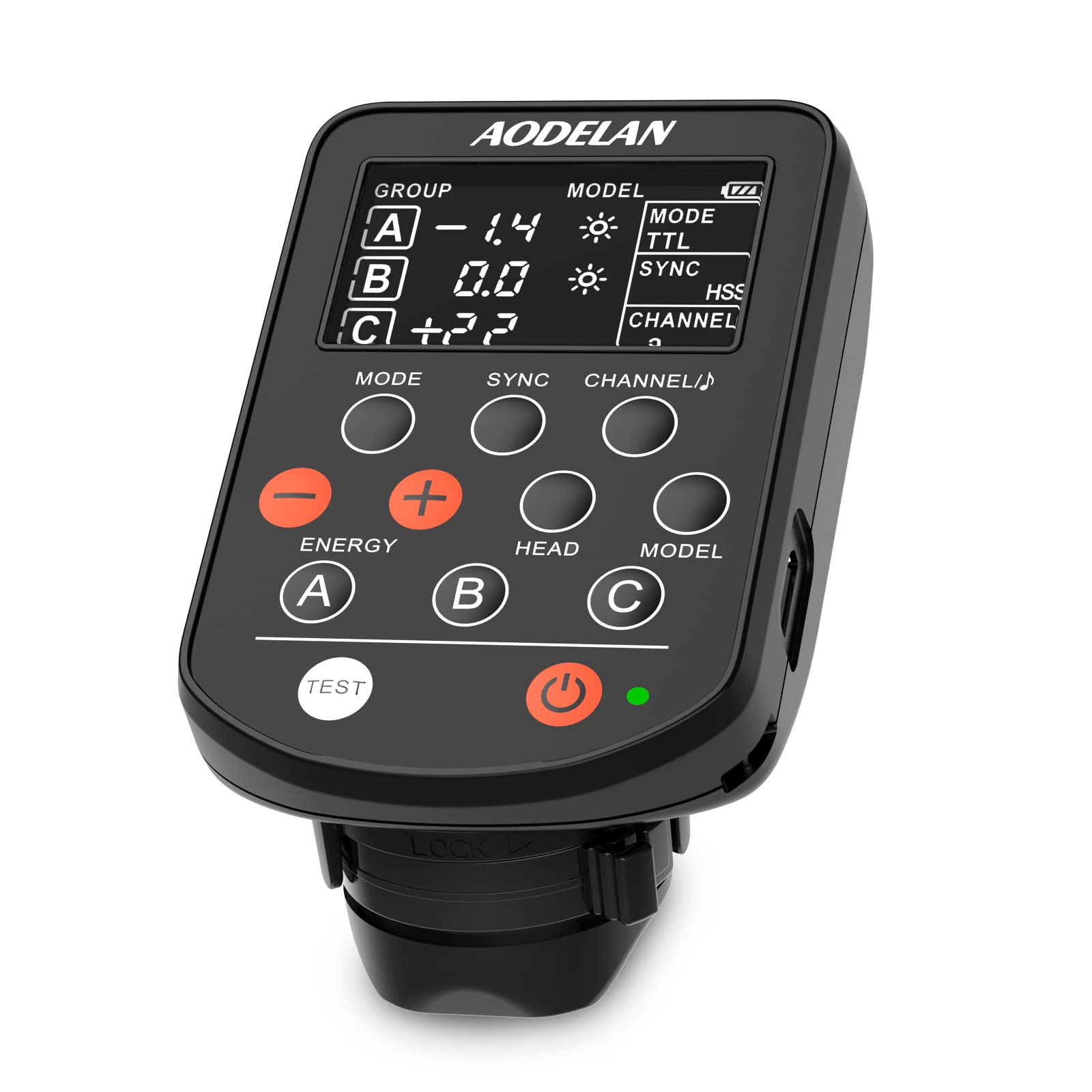 AODELAN TTL Flash Trigger for Nikon DSLR & Mirrorless Cameras - 1/8000s High-Speed Sync HSS - Compatible with Profoto A1, D2, Pro-10, B10 - Replacement for Profoto Air Remote TTL - Perfect for Studio Photography, Portrait Shooting & Outdoor Flash Photography