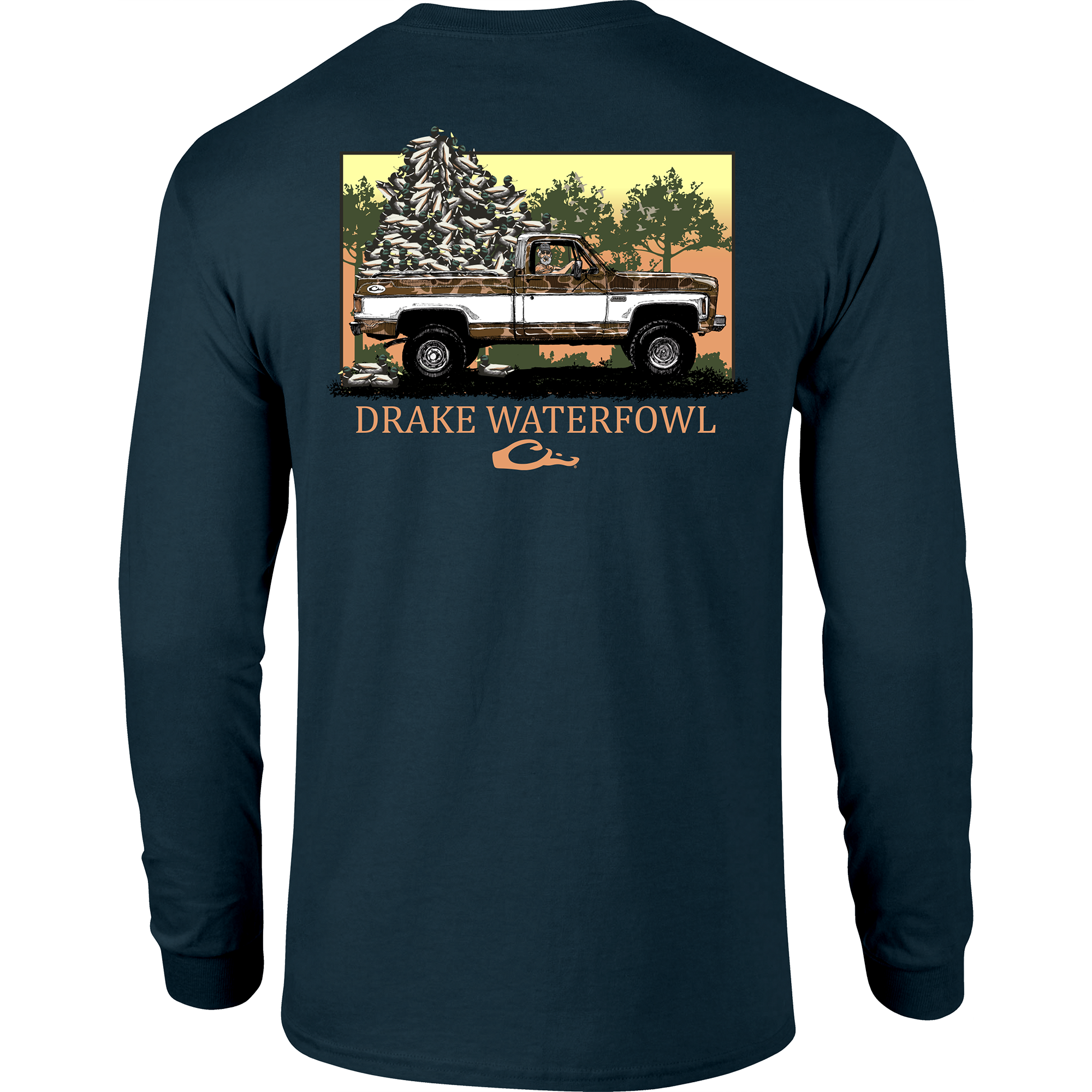 Decoy Overload Long Sleeve T-Shirt for Men - Comfortable Casual Graphic Tee for Hunting, Outdoor & Streetwear Fashion