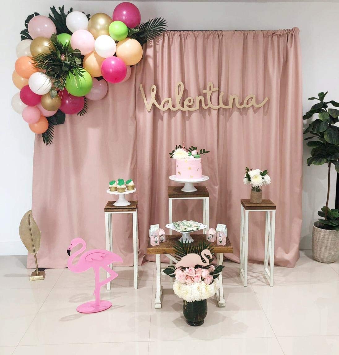 100-Pack Blush Pink Balloons | Fuchsia, Baby Pink, Pastel Orange & Ivory Balloons for Bridal Showers, Weddings & Baby Showers | Perfect for Party Decorations, Photo Backdrops & Event Styling