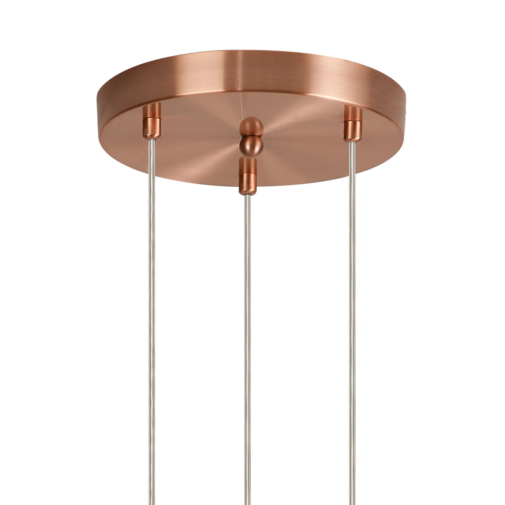 Austin 31cm Round Glass Pendant Light Fixture with 3 G9 Bulb Sockets - Perfect for Kitchen Island, Dining Room, and Modern Home Lighting