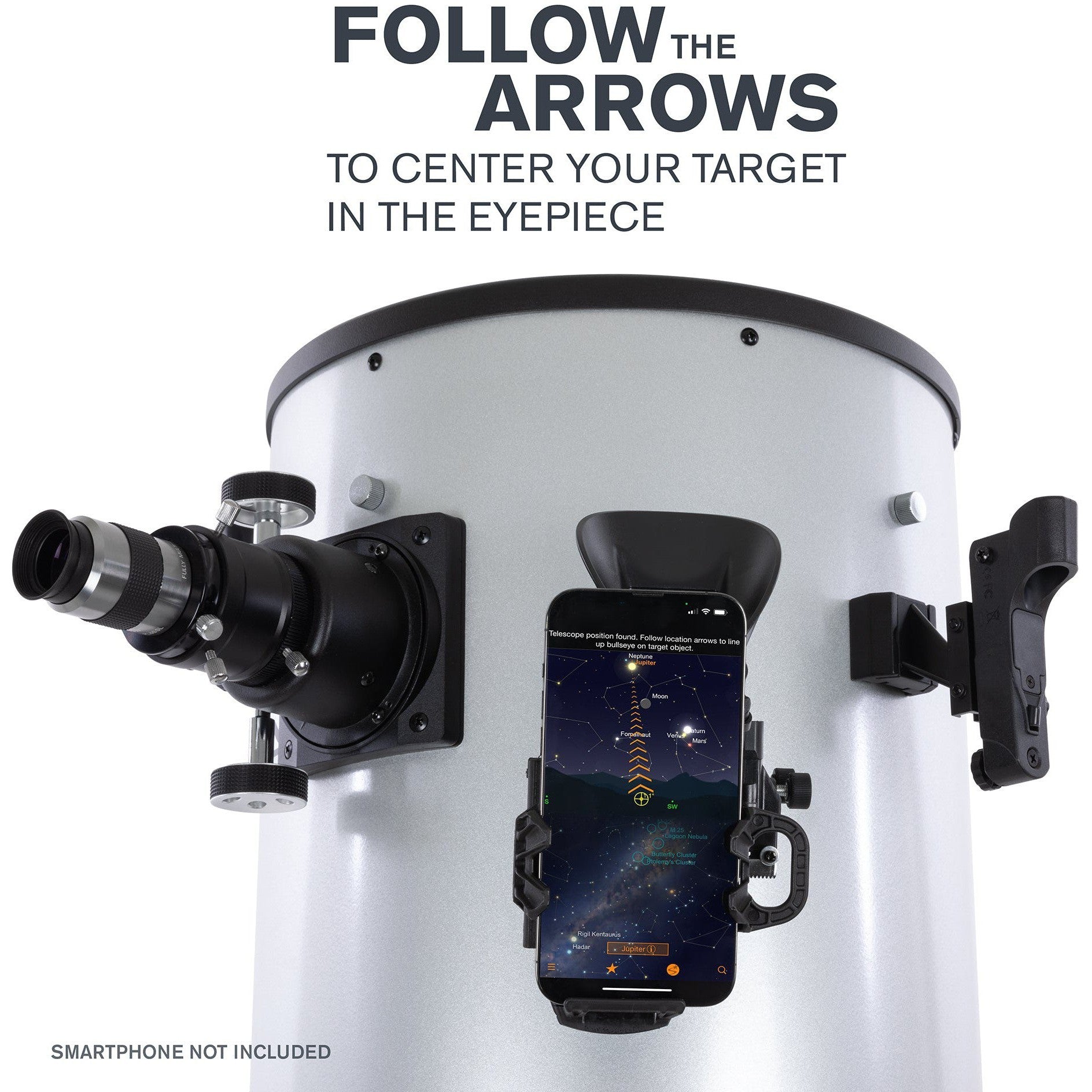 StarSense Explorer 12 Smartphone App Enabled Dobsonian Telescope - Stargazing for Beginners & Astronomy Enthusiasts - Perfect for Backyard Observation & Night Sky Exploration