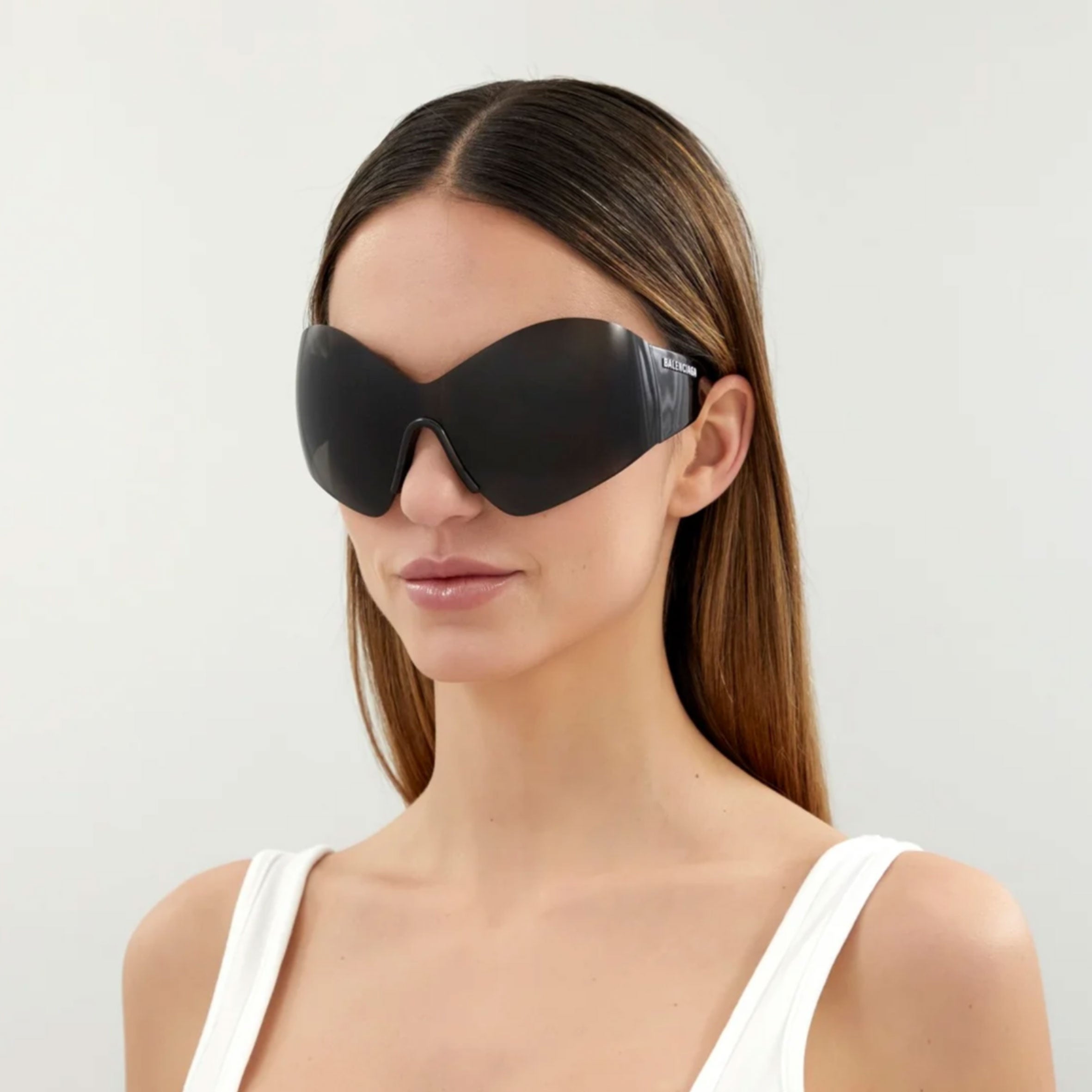 Balenciaga BB0180S Butterfly Sunglasses - Black UV Protection Fashion Shades for Women & Men | Perfect for Outdoor Activities, Beach, Driving & Travel
