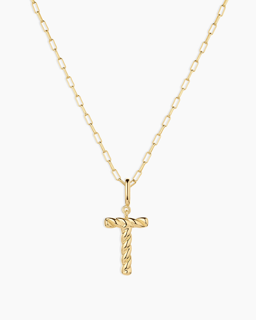 Alphabet Charm Necklace for Women - Personalized Initial Letter Pendant Jewelry for Gifts, Crew Statement Necklace for Everyday Wear & Layering