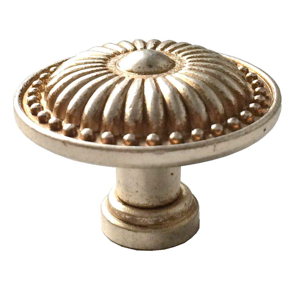 Vintage Silver Drawer Knobs - 1.25