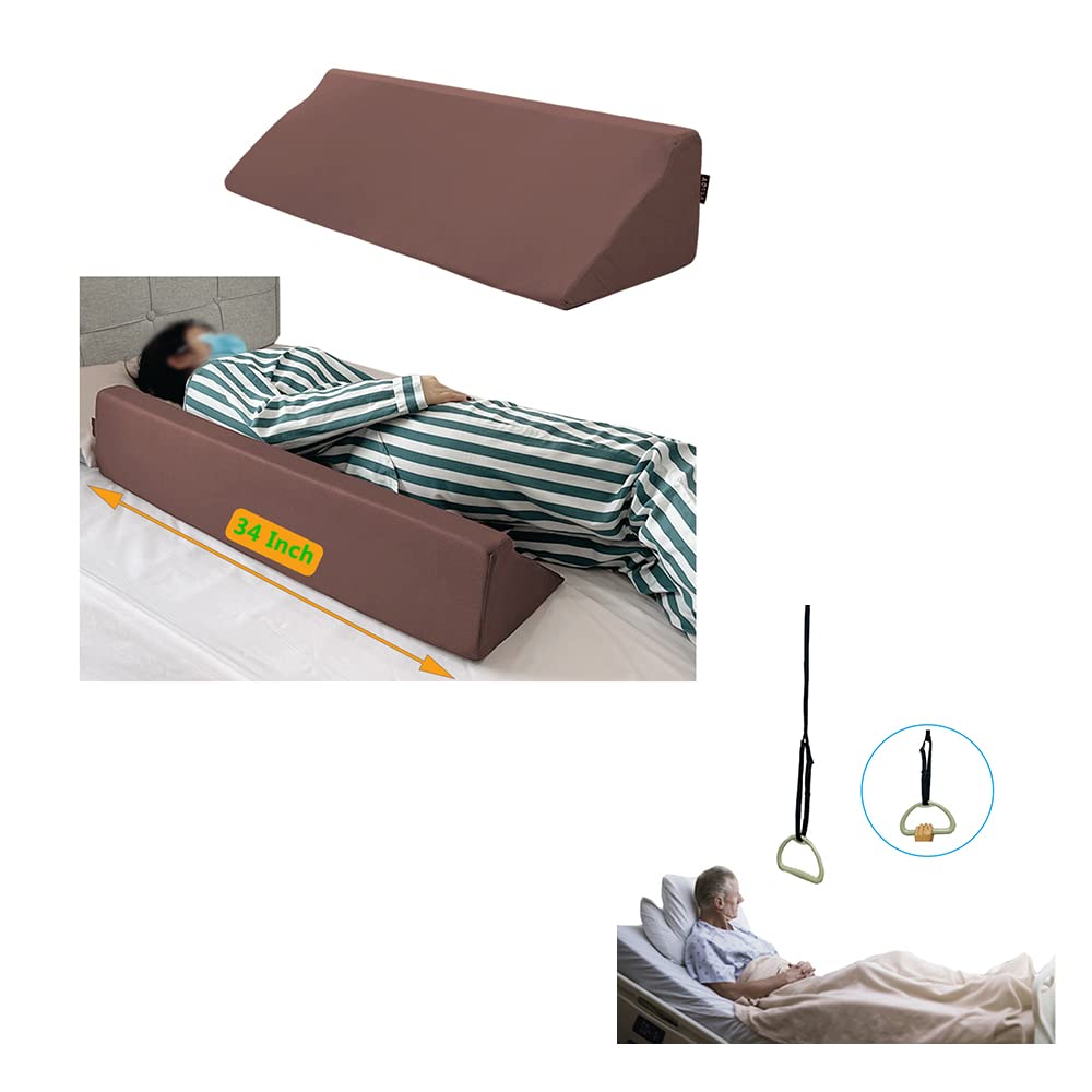 Bed Assist Rail for Elderly - Ceiling Mounted Mobility Bar for Safe Transfer & Support in Hospitals & Home Care