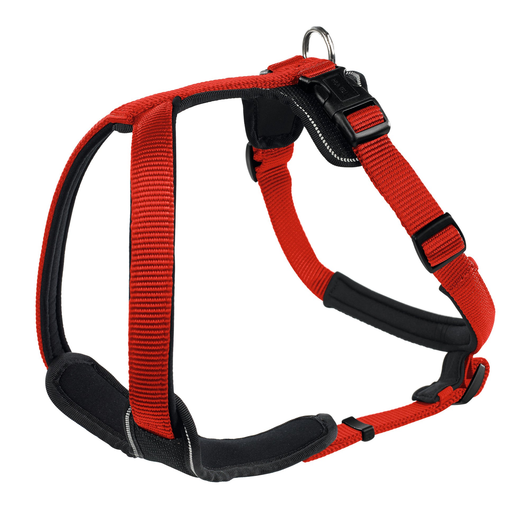 HUNTER Neoprene Dog Harness - Adjustable Reflective Pet Vest for Small Medium Large Dogs - Perfect for Walking, Hiking & Outdoor Adventures
