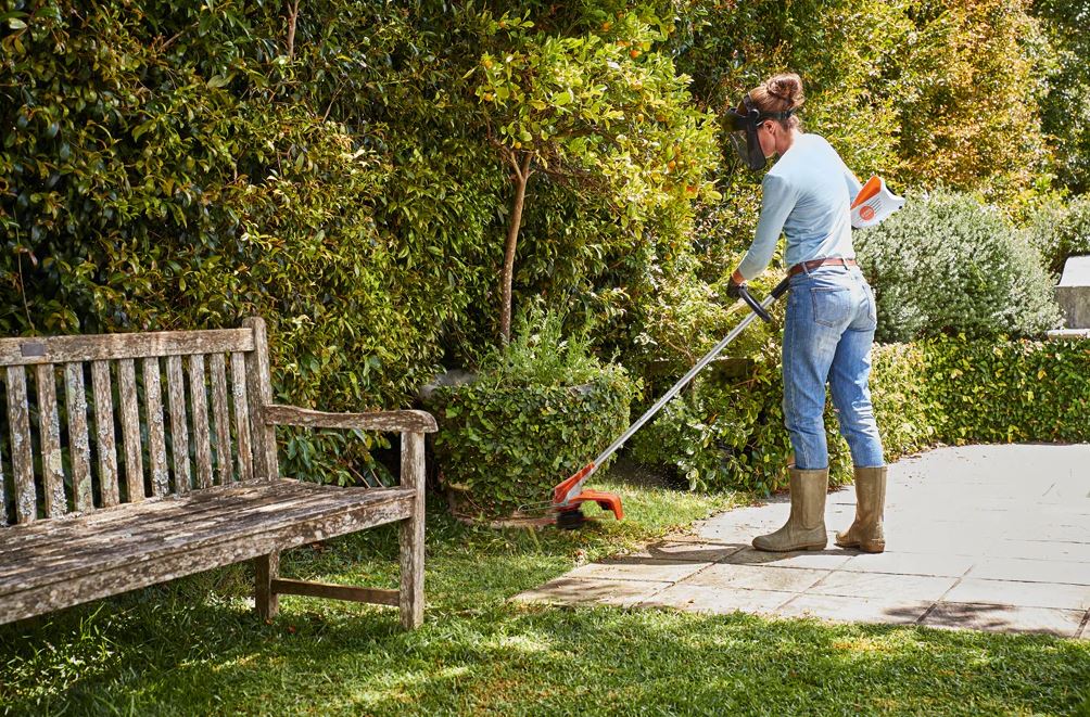 STIHL FSA 60 Cordless Battery-Powered String Trimmer - Lightweight Weed Eater for Lawn & Garden Maintenance
