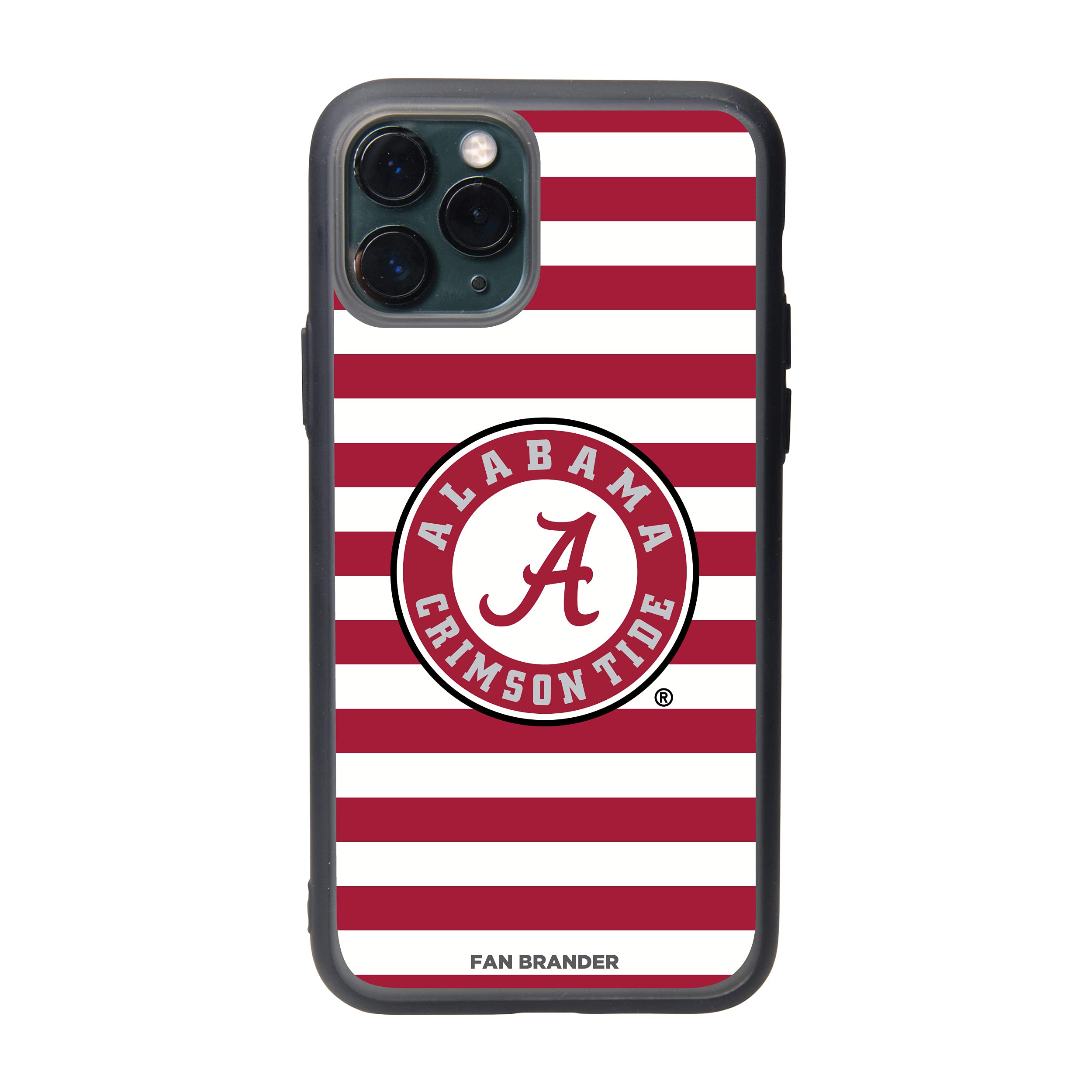 NCAA Fan Brander Phone Case with Stripes Design - Durable Protective Cover for iPhone & Samsung (Perfect for Game Day & School Spirit)