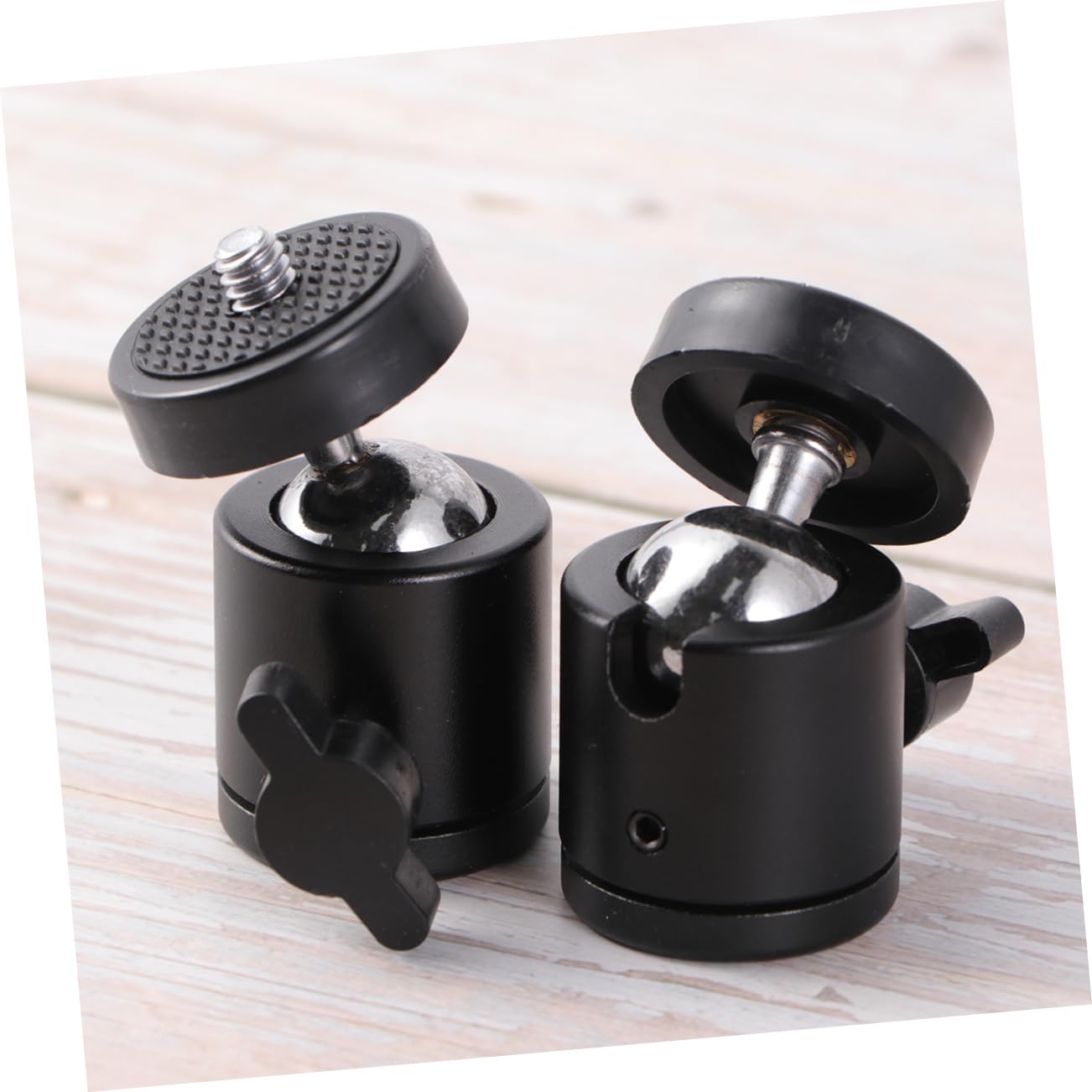 360° Mini Tripod Stand with Ball Head - 2 Pack Compact Camera Tripod for DSLR, Smartphone, GoPro - 1/4