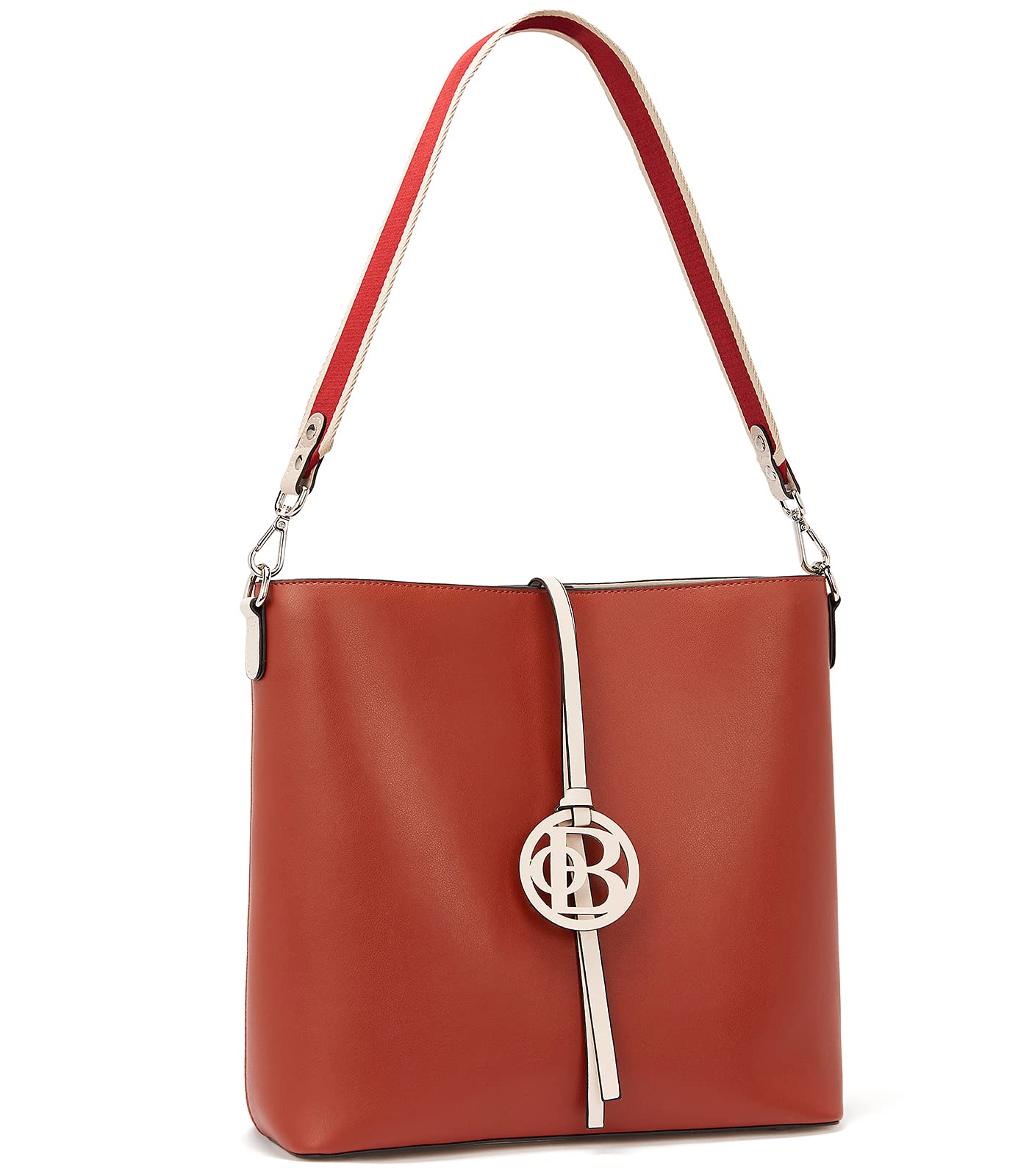 BOSTANTEN Genuine Leather Women's Handbag - Stylish Shoulder Tote, Hobo & Crossbody Bucket Purse for Work, Travel & Everyday Use