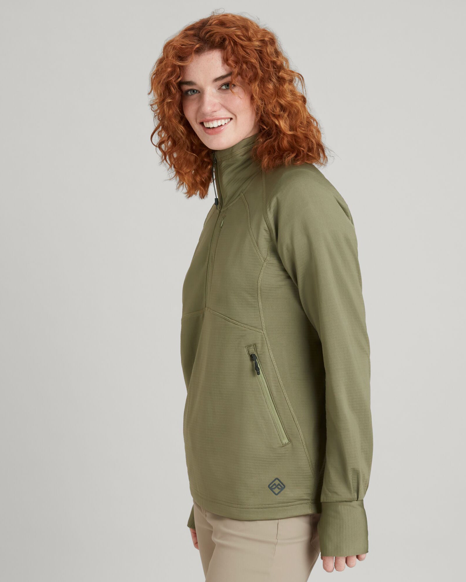 ULT Hike Women's Quarter Zip Pullover Fleece Jacket - Lightweight Hiking Top for Outdoor Adventures & Casual Wear